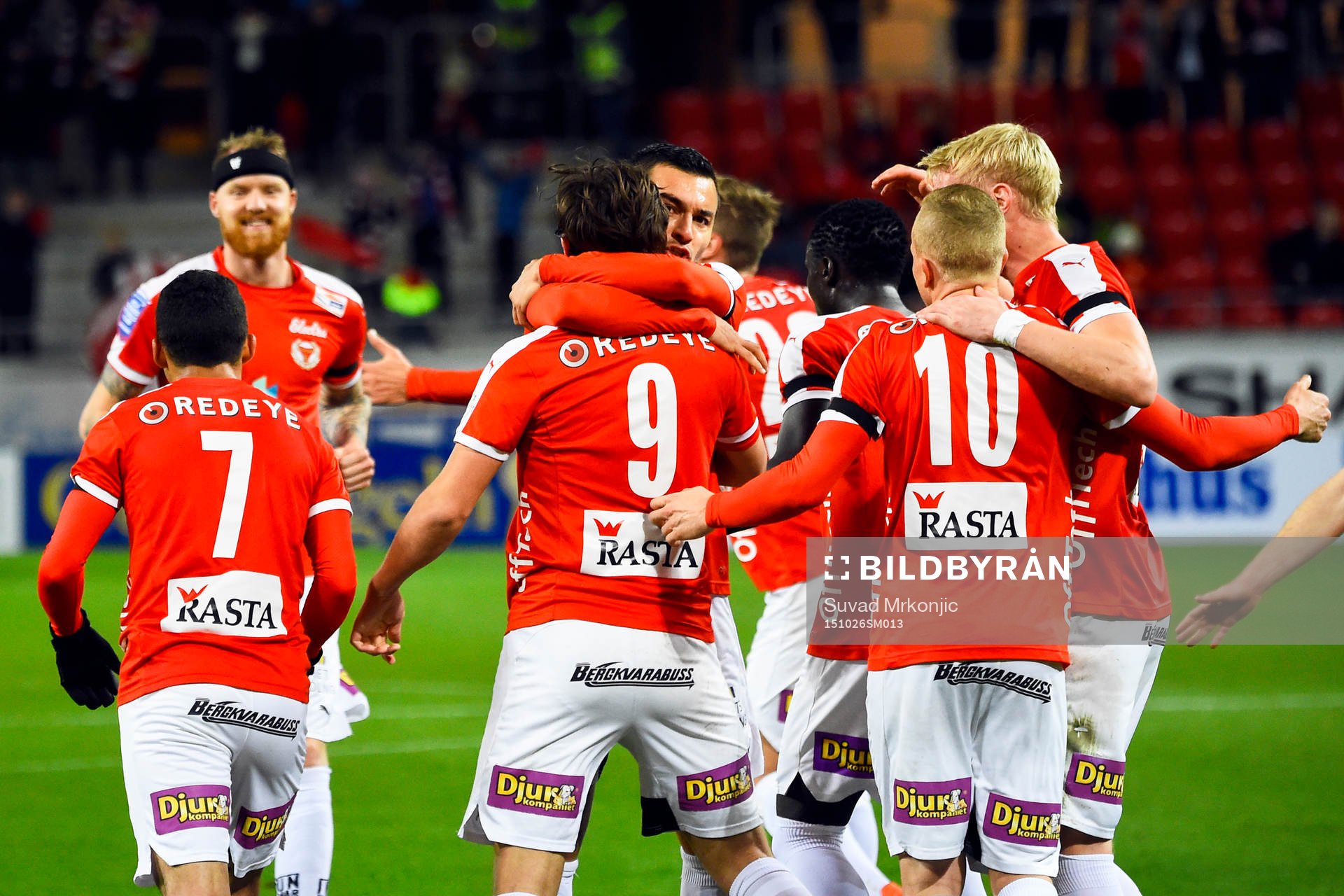Kalmars Marcus Antonsson firar