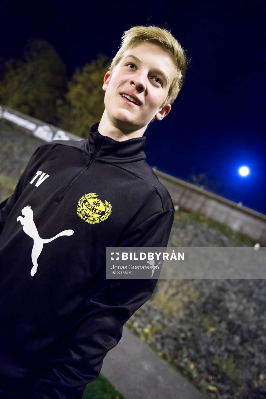 Theo Vallentorp i Mjällbys ungdomssektion