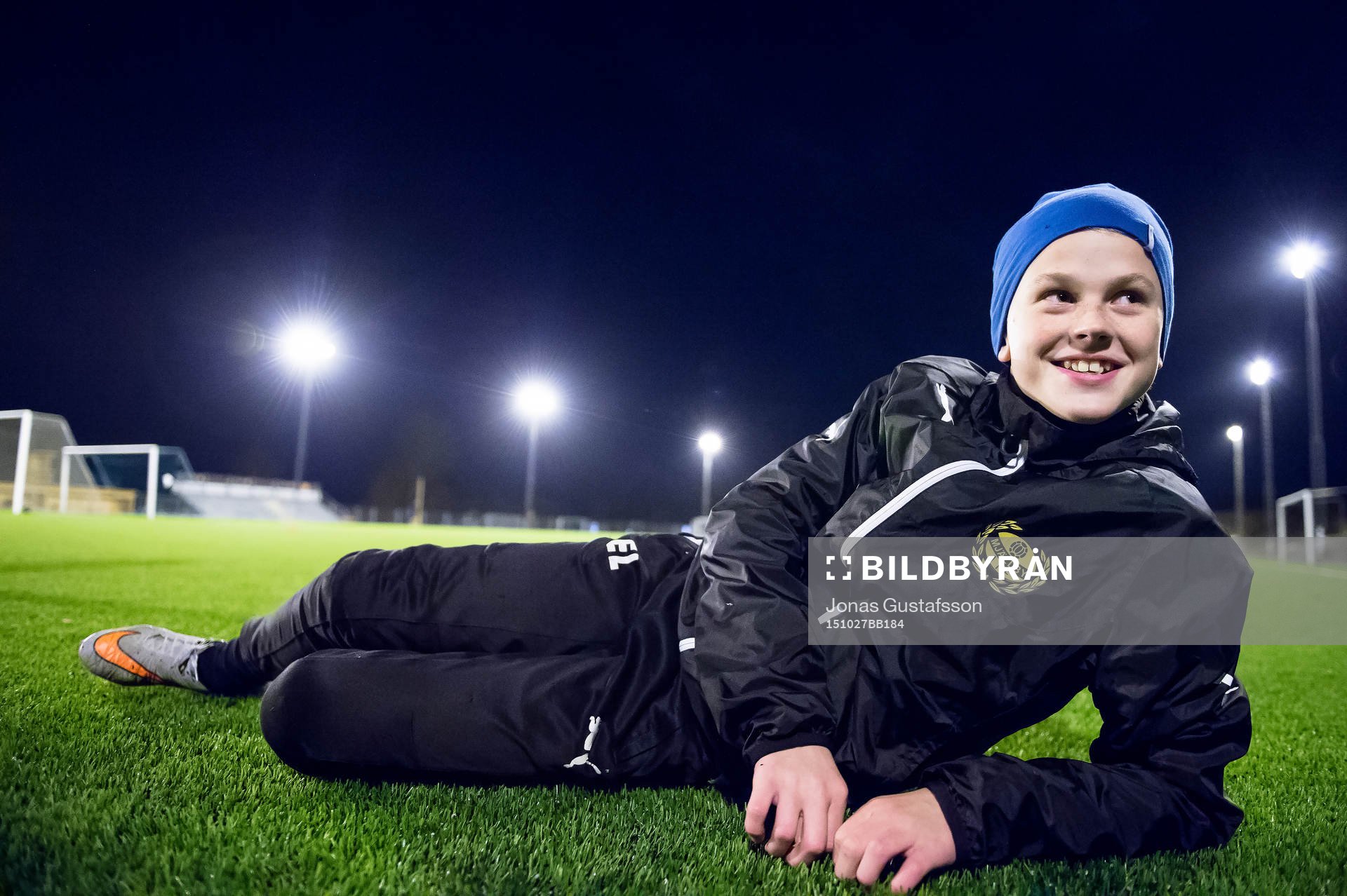 Elliott Larsson i Mjällbys ungdomssektion