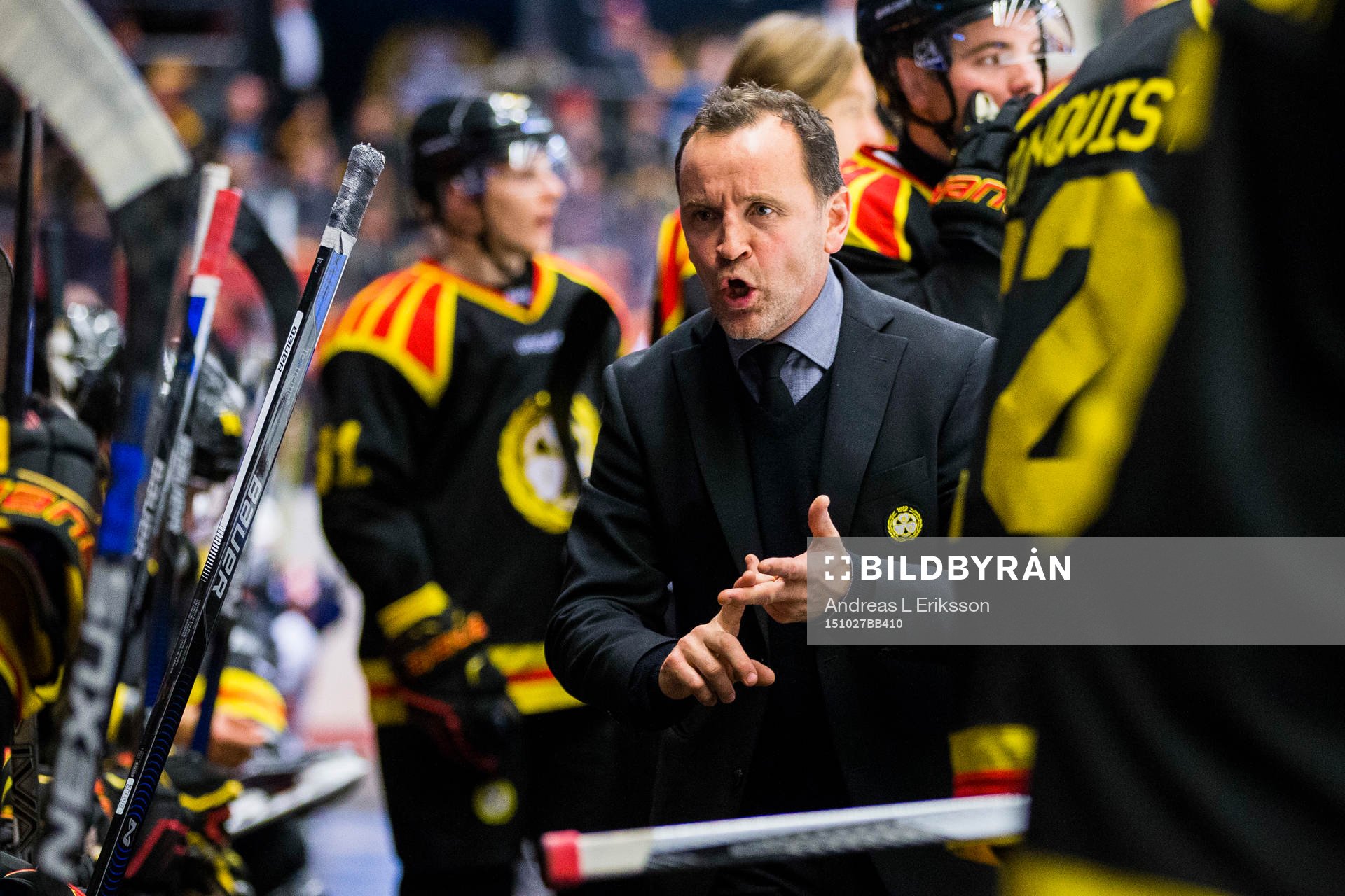 Brynäs tränare Thomas Berglund