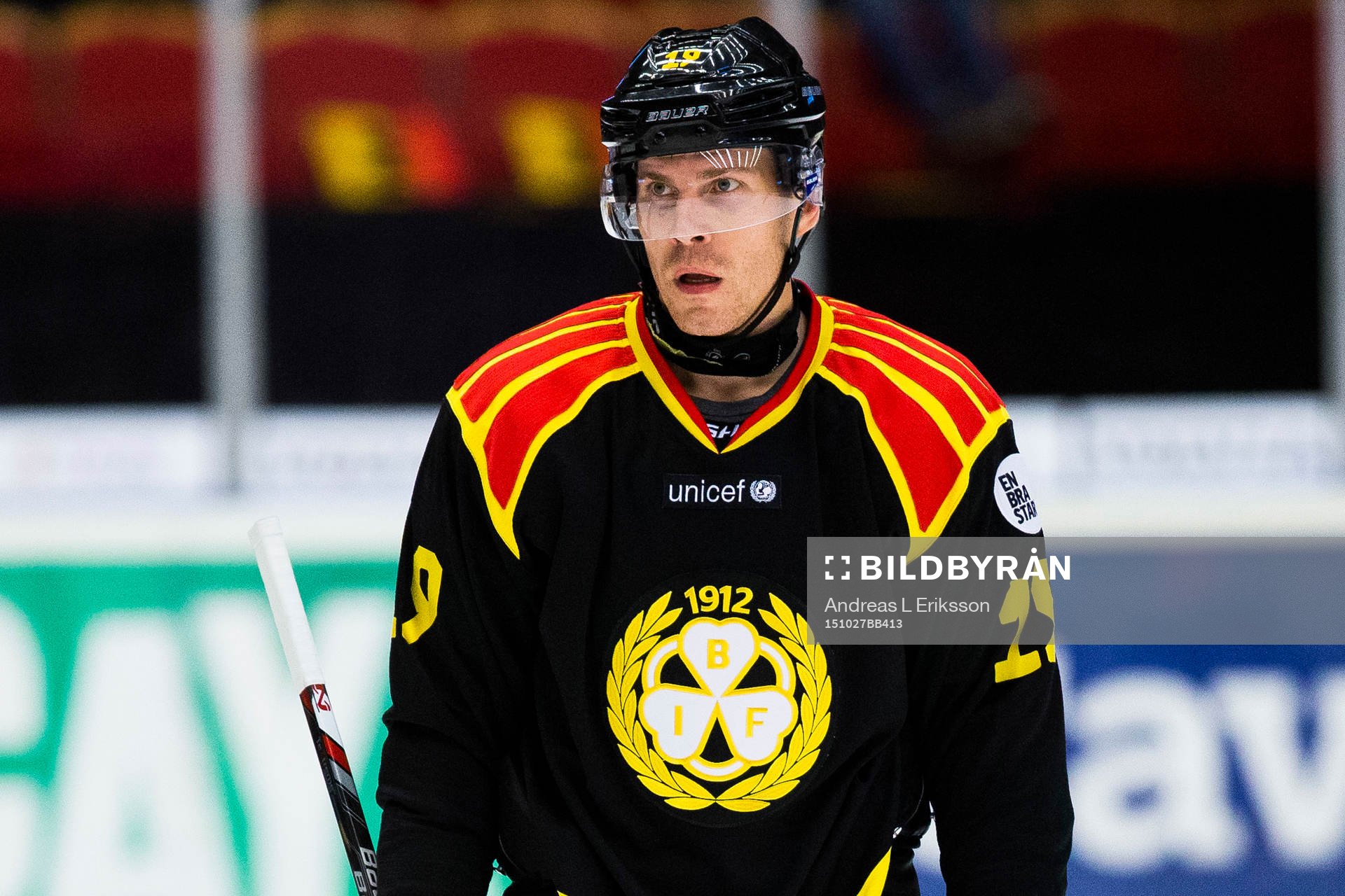Brynäs Anssi Salmela ser deppig ut