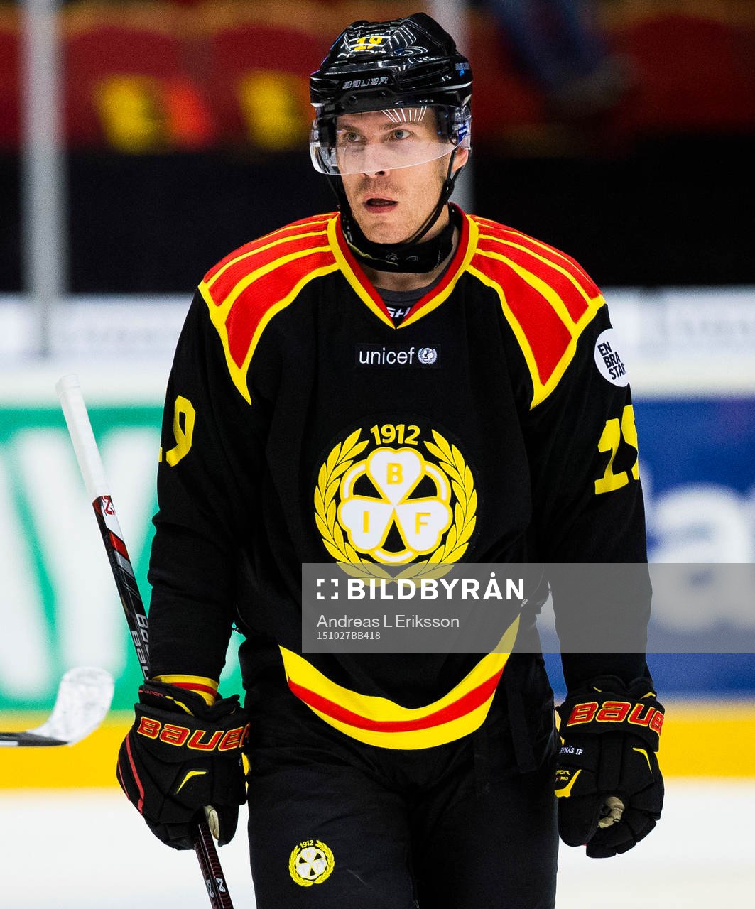 Brynäs Anssi Salmela ser deppig ut