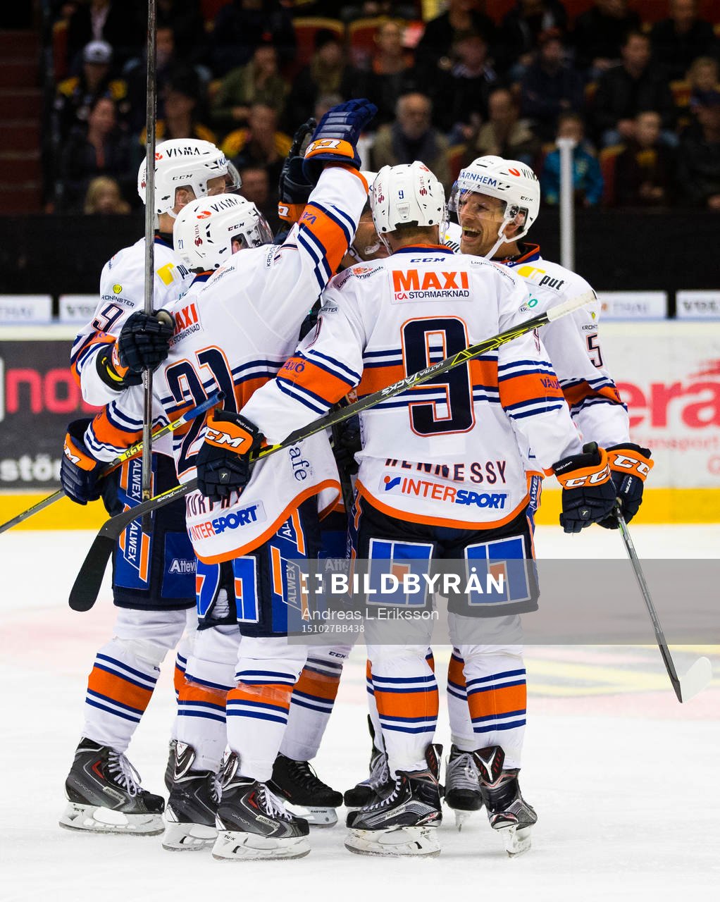 Växjös Cory Murphy, Ilkka Heikkinen, Josh Hennessy och