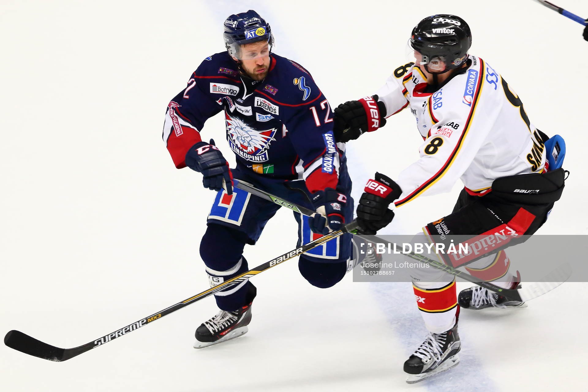 Linköpings Sebastian Karlsson och Luleås Per