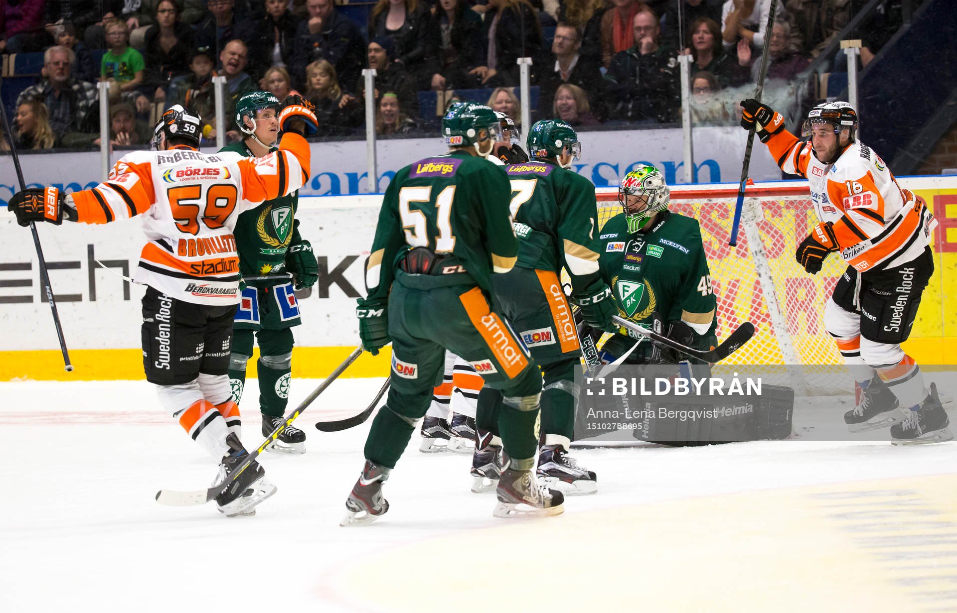 Karlskronas Julien Brouillette jublar