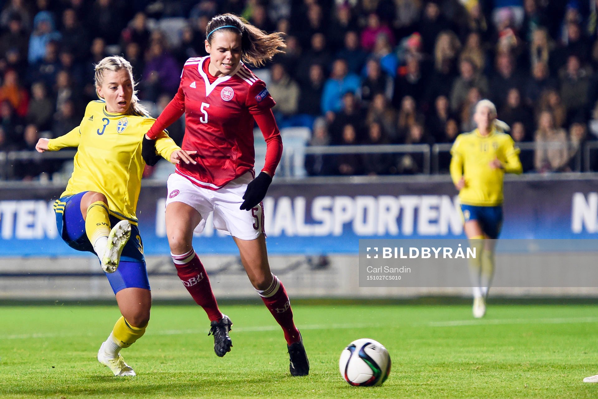 Sveriges Linda Sembrant och Danmarks Simone Boye Sørensen