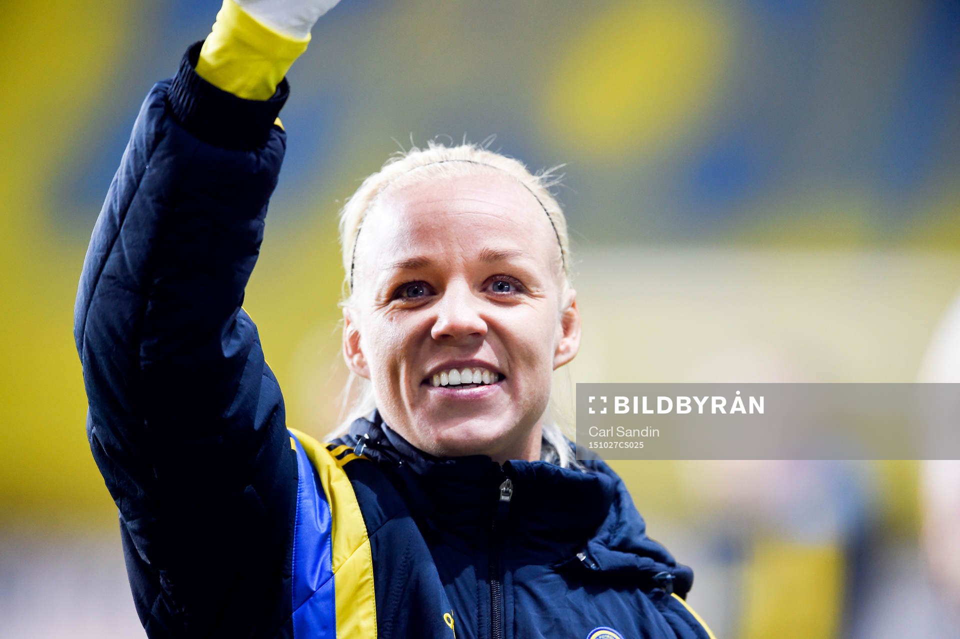 Sveriges Caroline Seger jublar