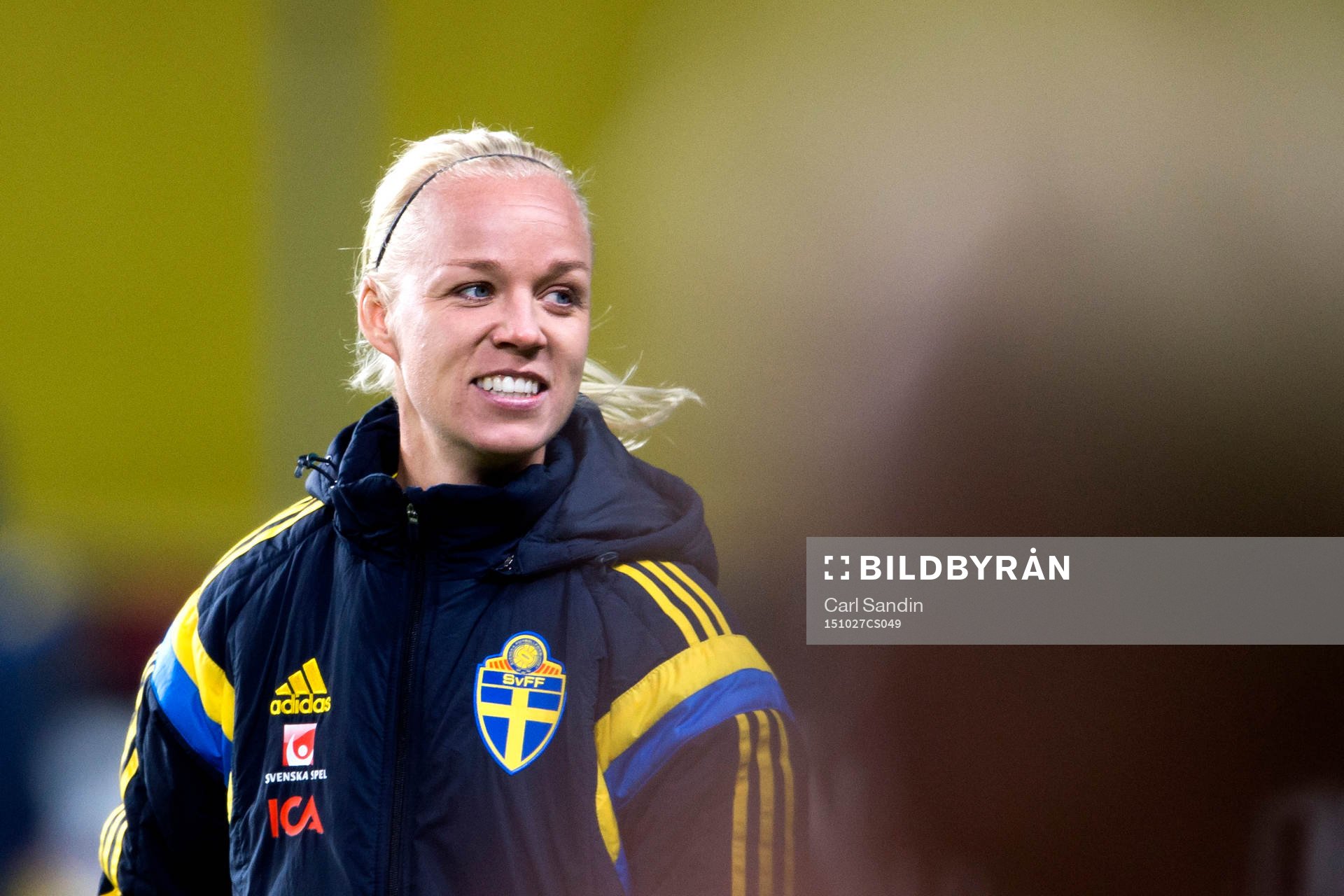 Sveriges Caroline Seger jublar