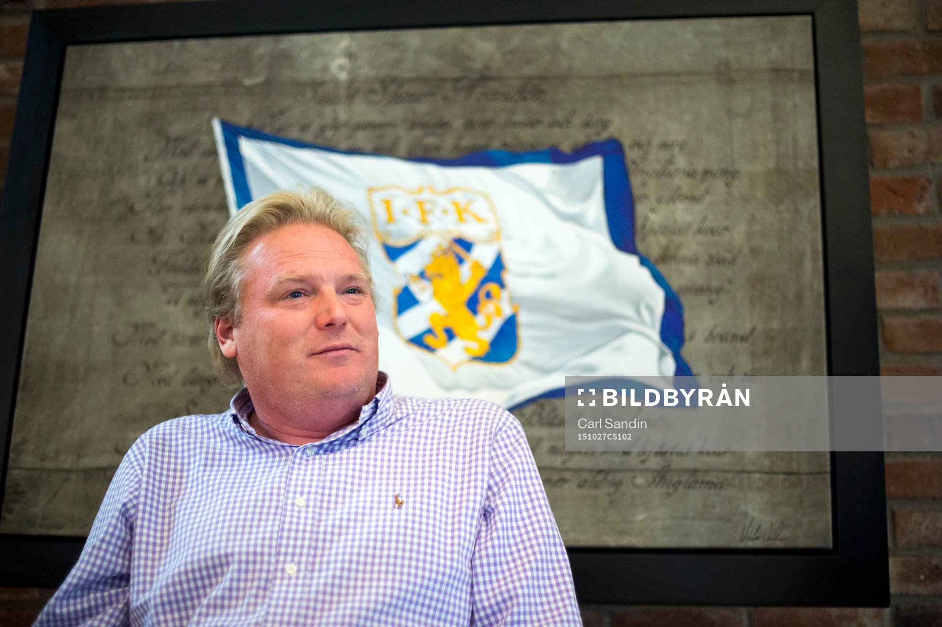 IFK Göteborgs tränare Jörgen Lennartsson blir intervjuad
