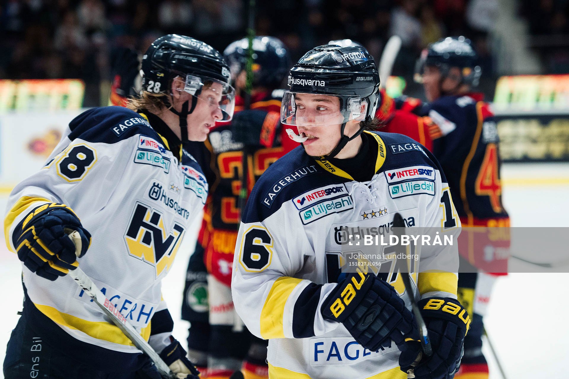 s Anton Bengtsson och Filip Sandberg deppar