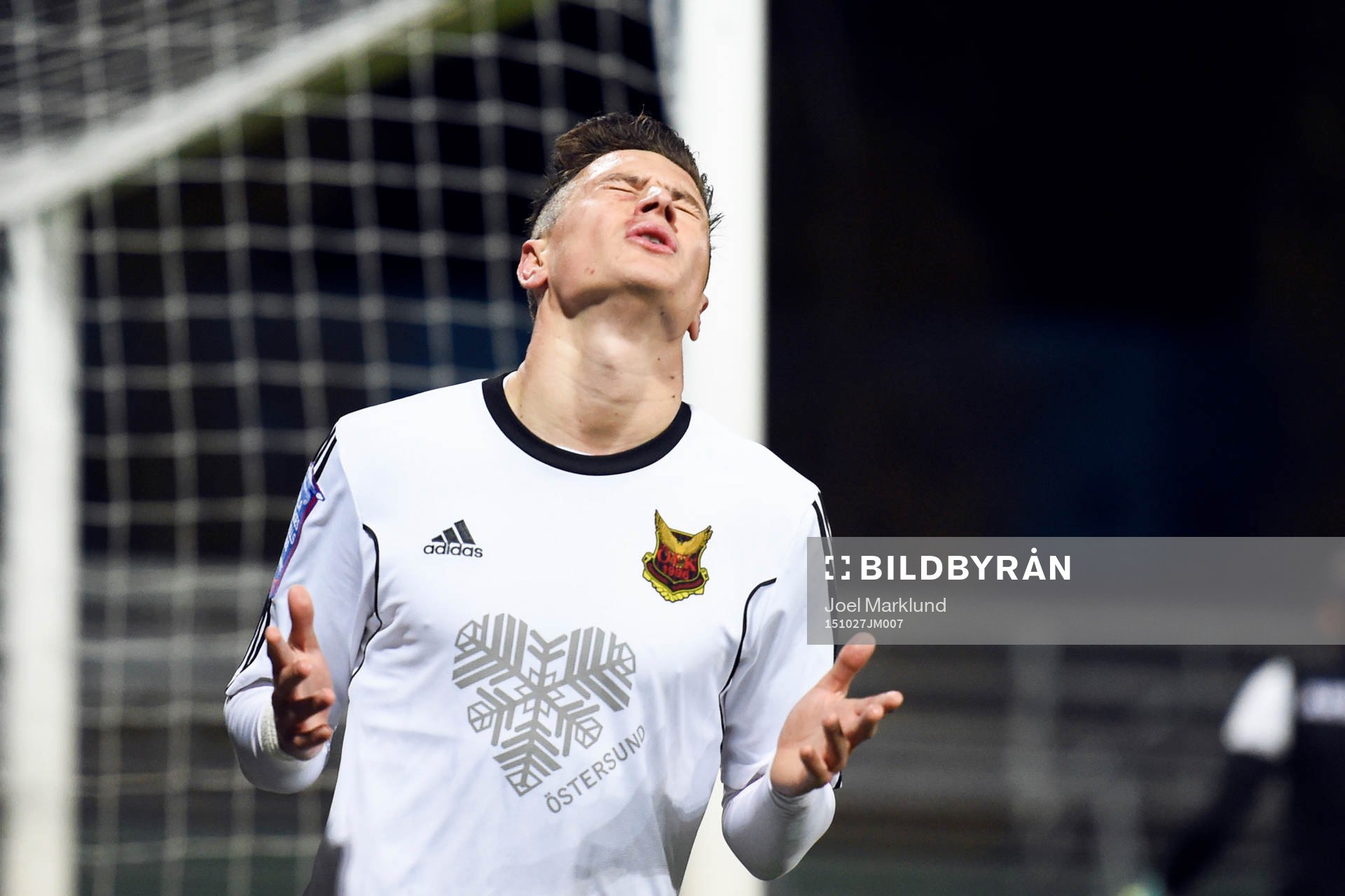 Östersunds Jamie Hopcutt deppar
