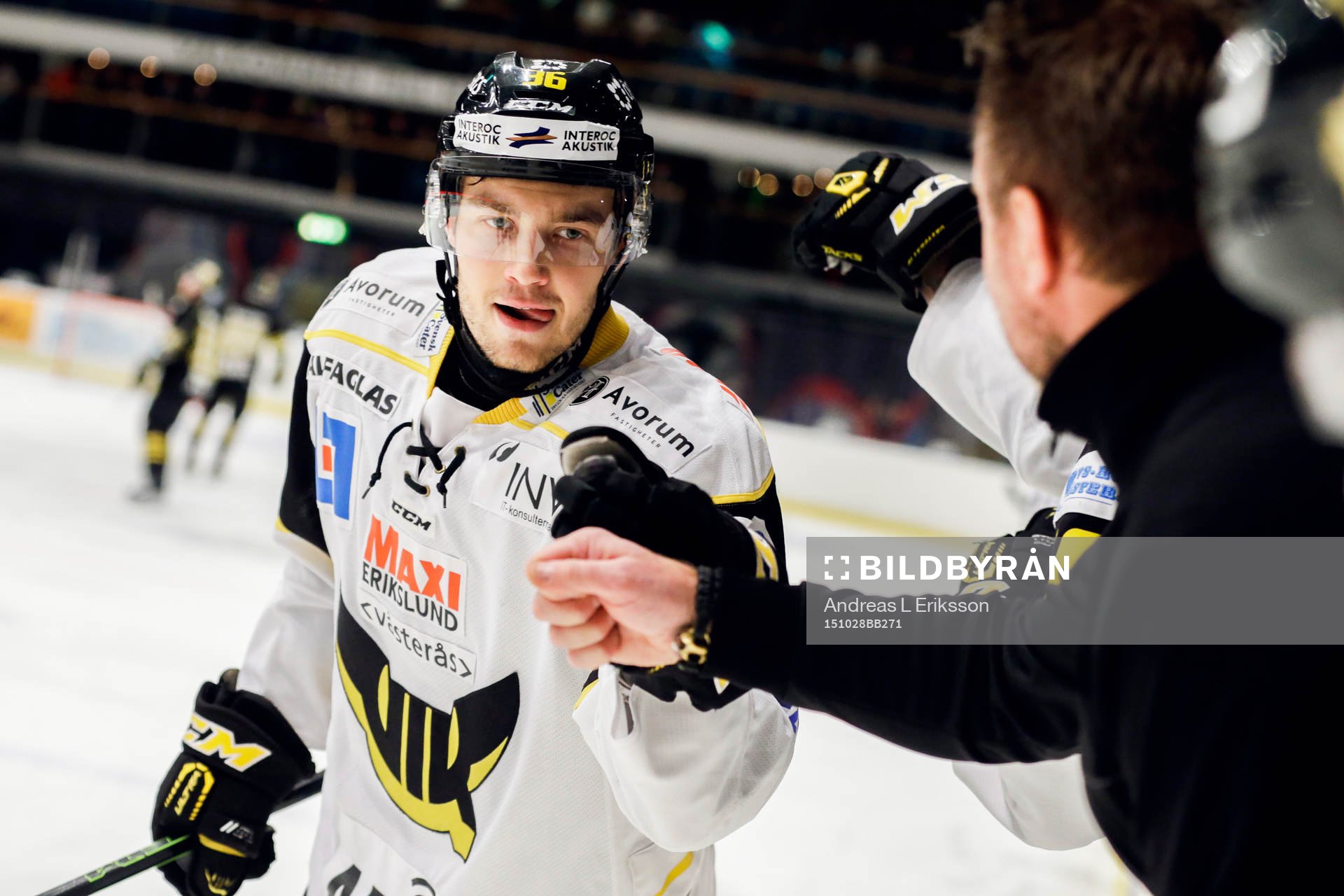 Västerås Matias Myttynen firar