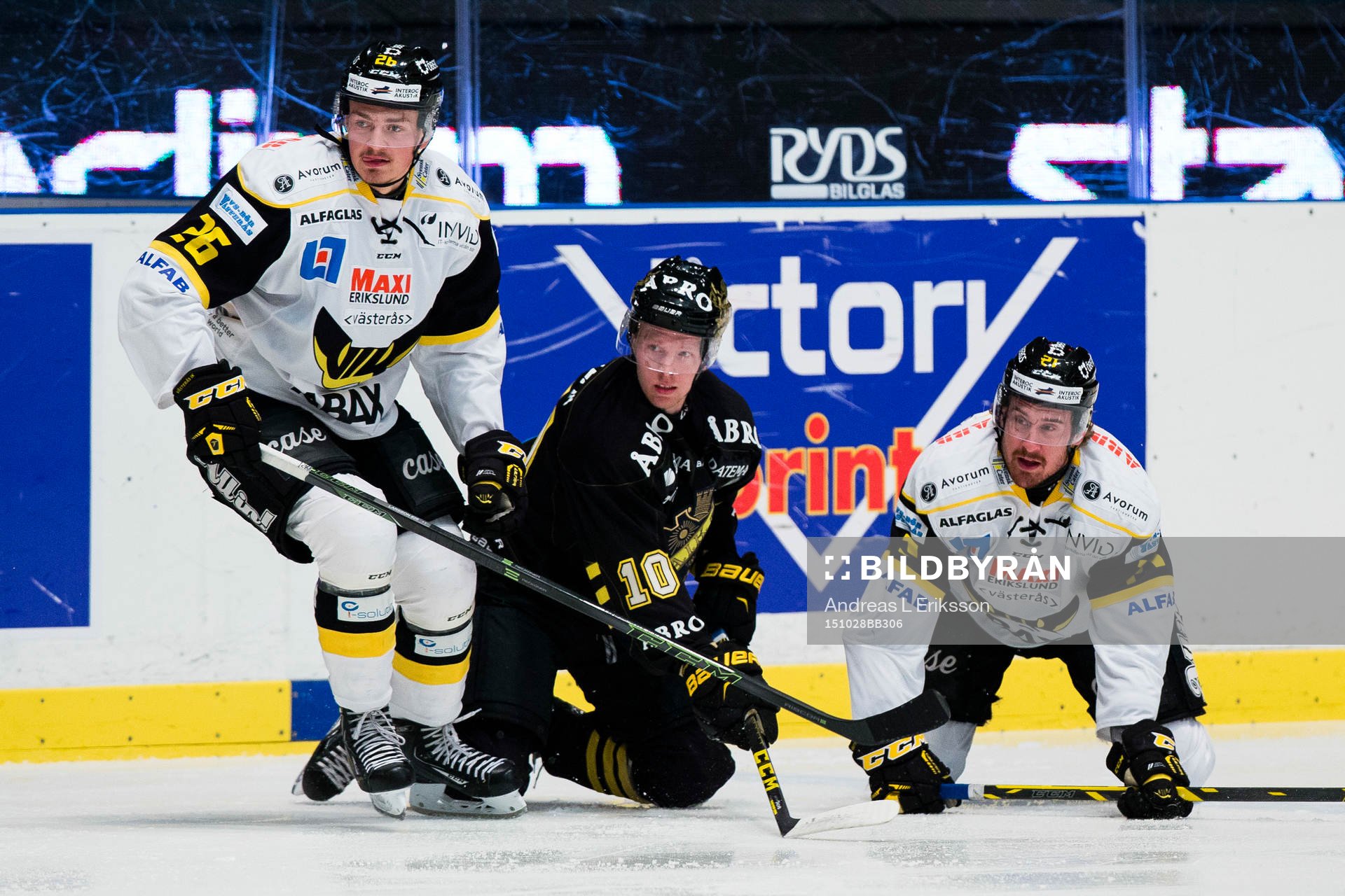 Västerås Hampus Larsson (v) och Nick Sorkin (h)