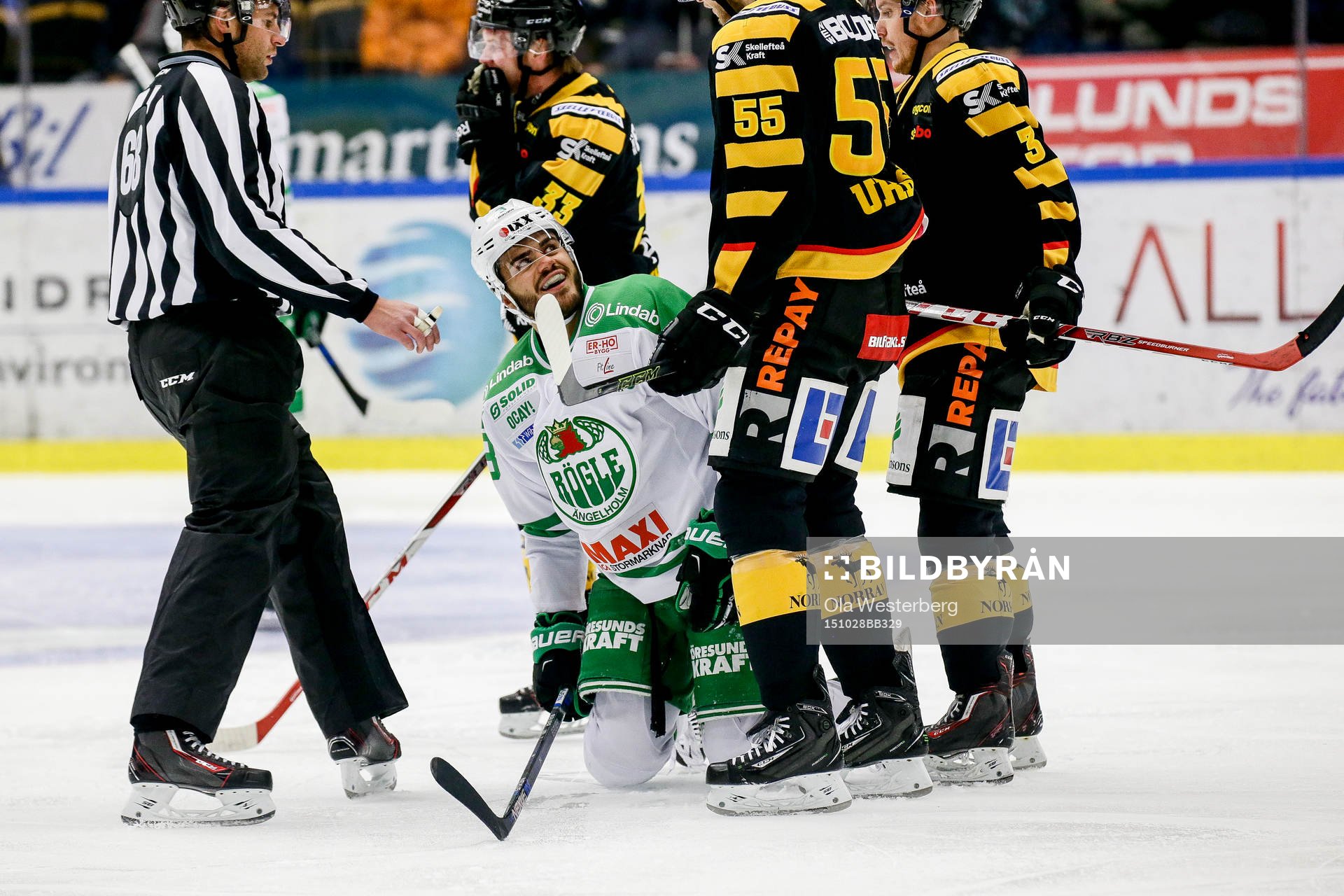 Skellefteås Alexander Urbom  och Niclas Burström