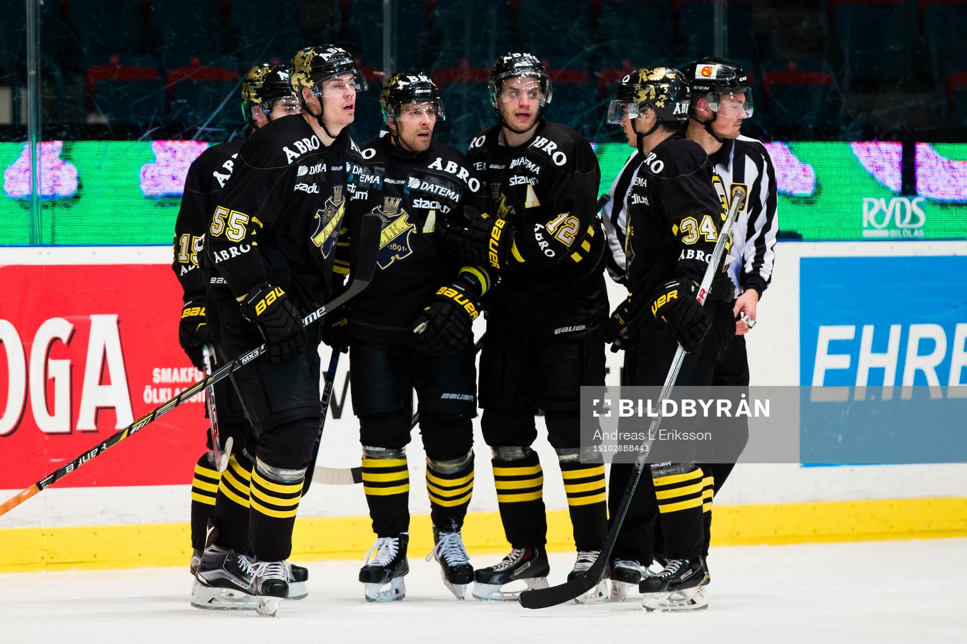 s Simon Fredriksson, Emil Lundberg, Fredrik Hynning och