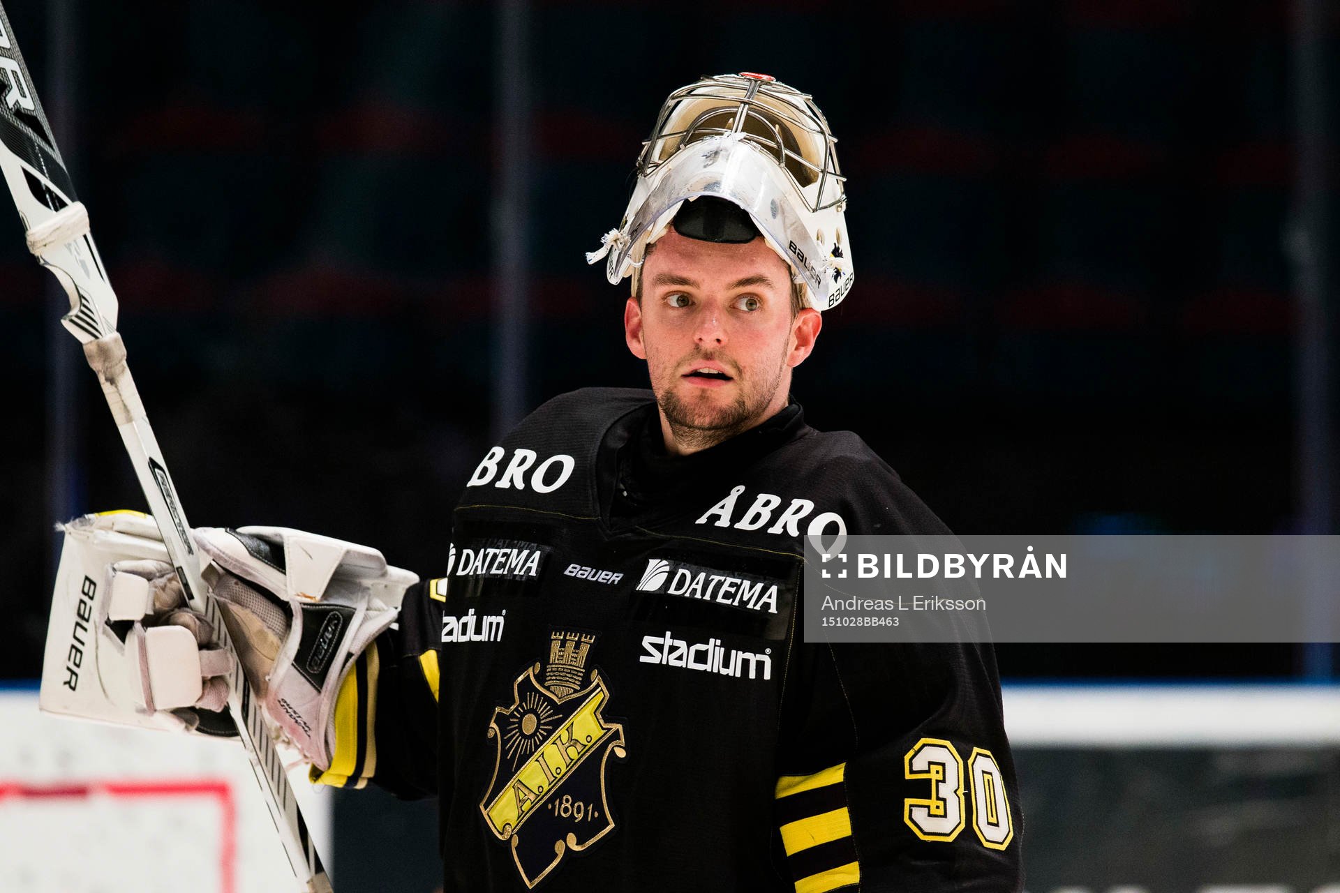 s målvakt Gustaf Lindvall