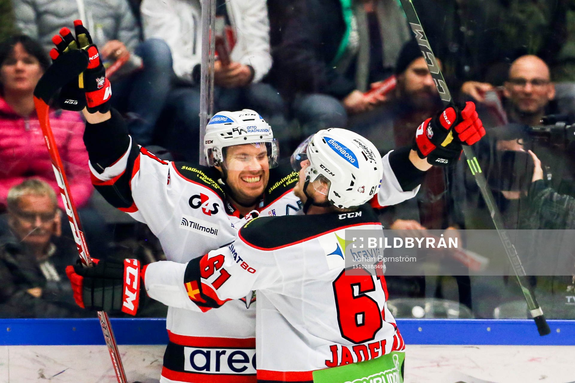 Malmö Redhawks Mattias Persson och Malmö Redhawks Nicklas