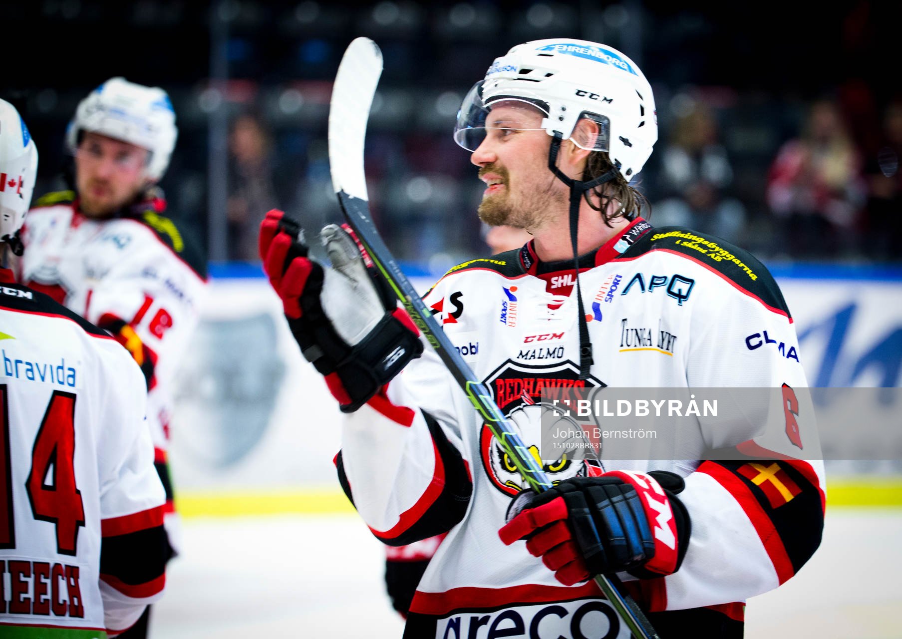 Malmö Redhawks Stefan Warg jublar