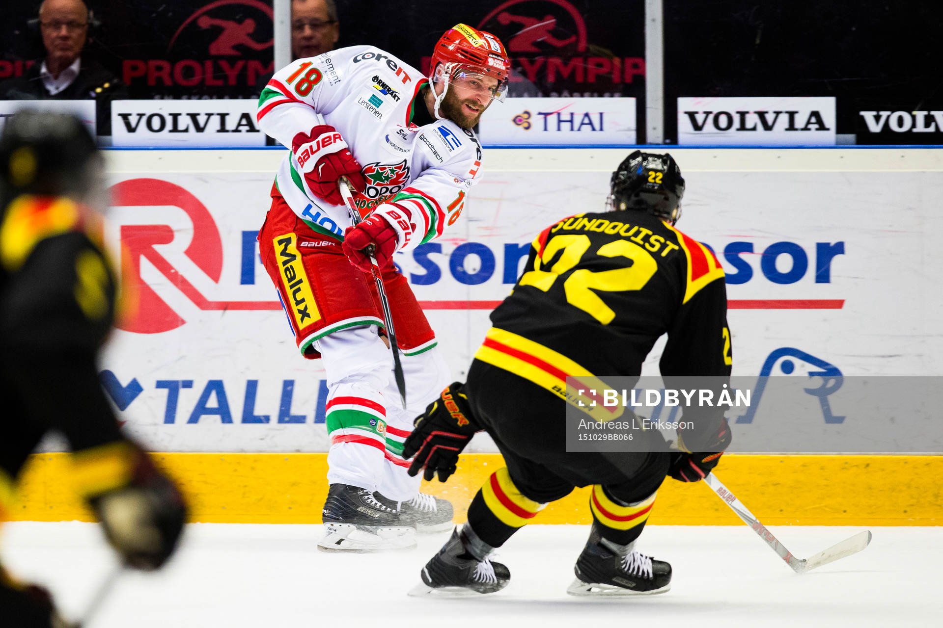 Modos Kyle Wilson och Brynäs Jörgen Sundqvistunder