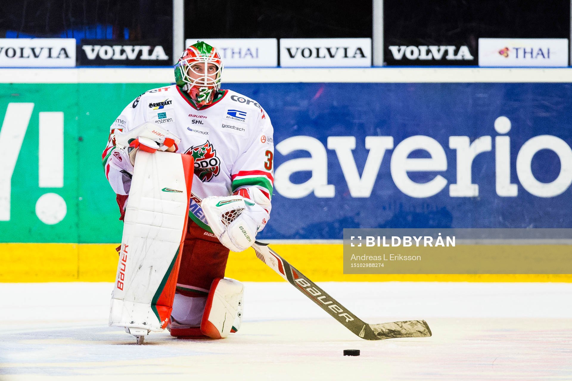 Modos målvakt Adam Reideborn