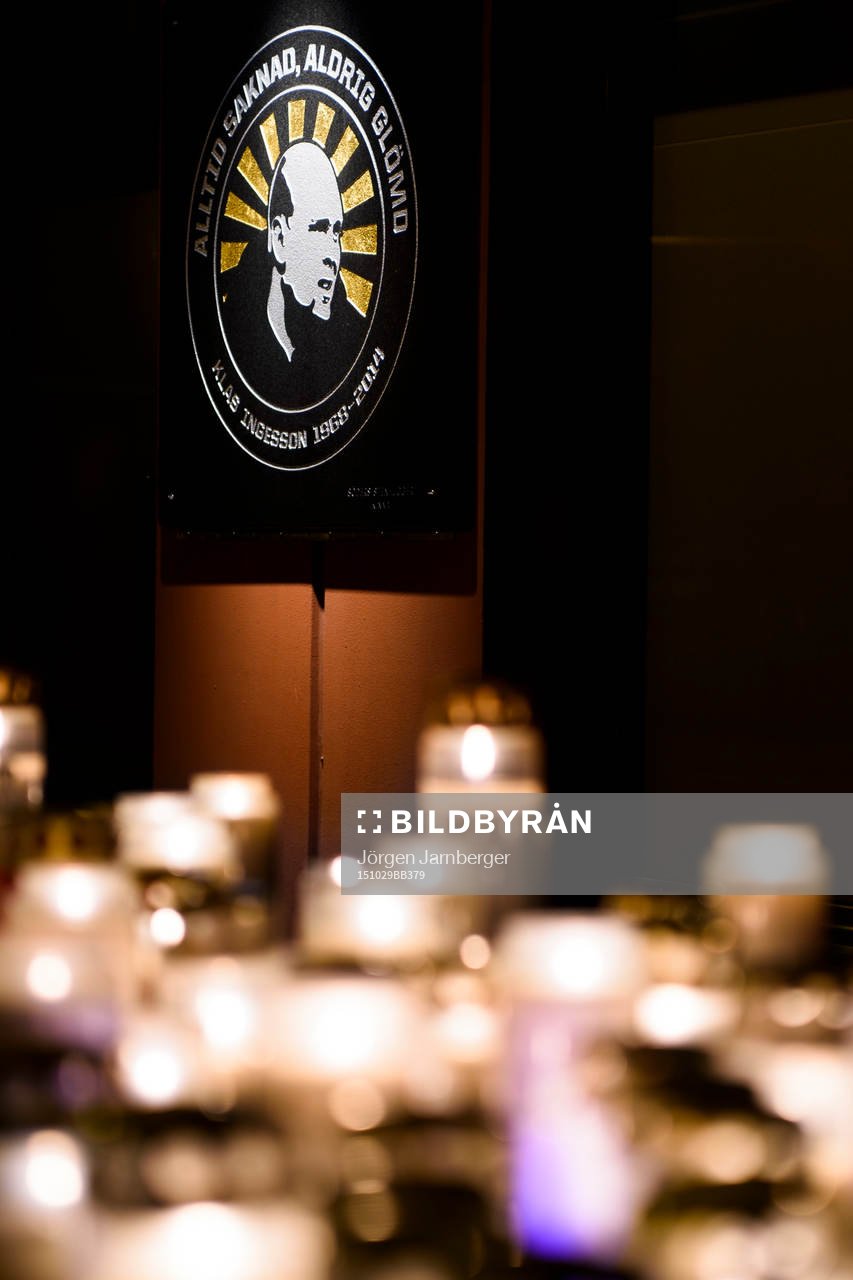 På årsdagen av Klas Ingessons bortgång så avtäcktes en minnessten på Borås arena i samband med att man höll en minnescermoni i Borås den 29 oktober 2015