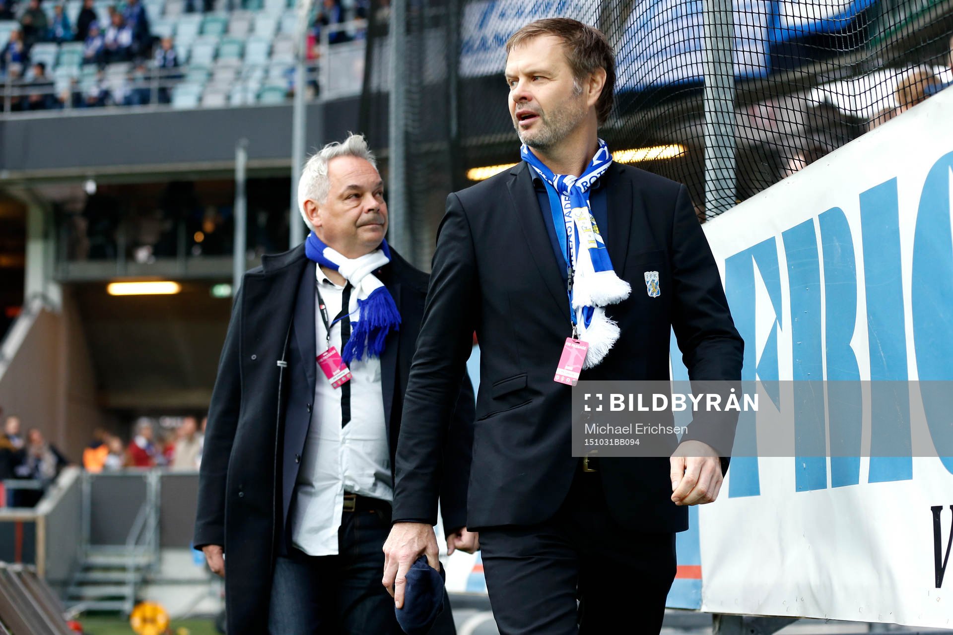 IFK Göteborgs ordförande Carl Jartun innan