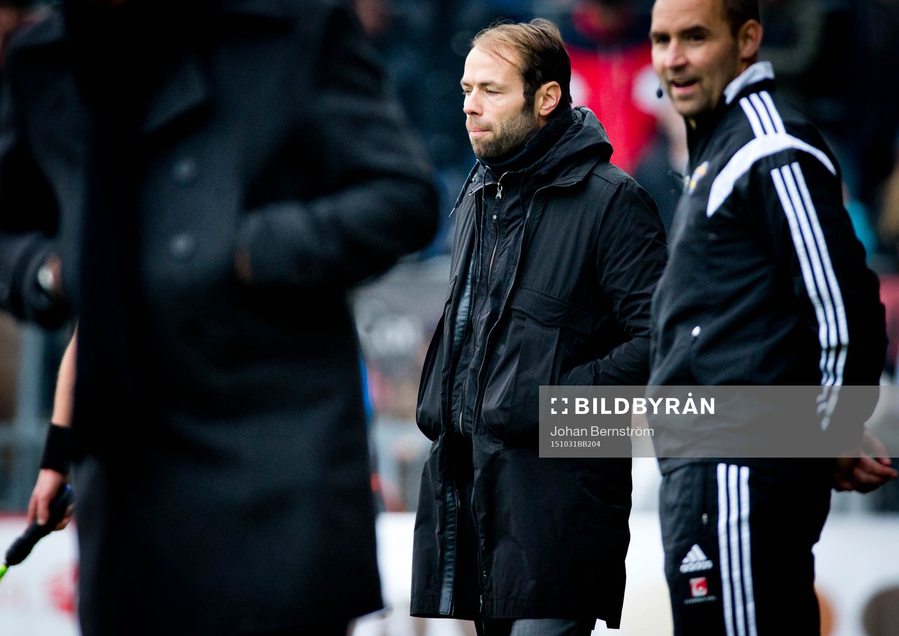 s tränare Andreas Alm deppar