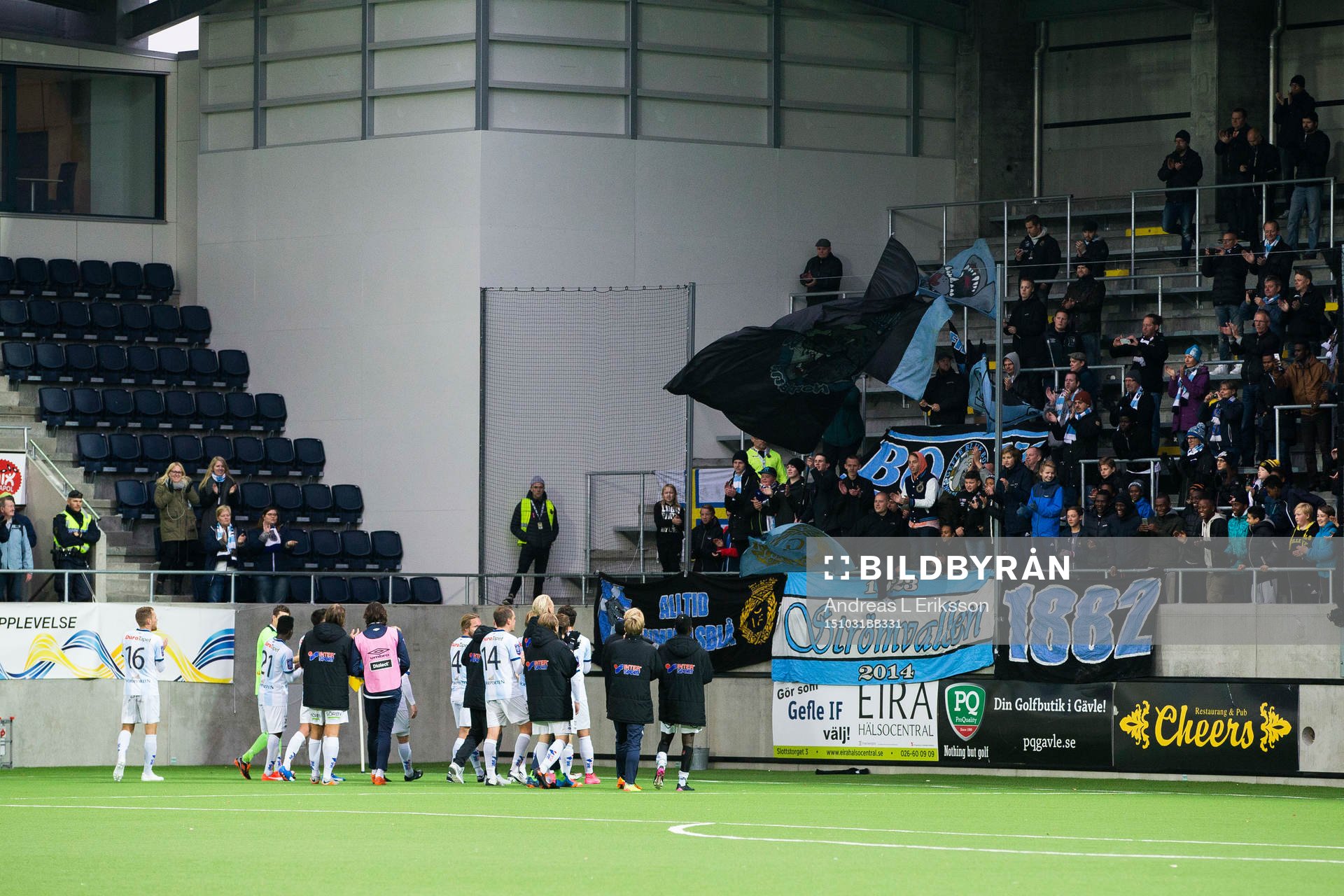 Gefles spelare tackar publiken