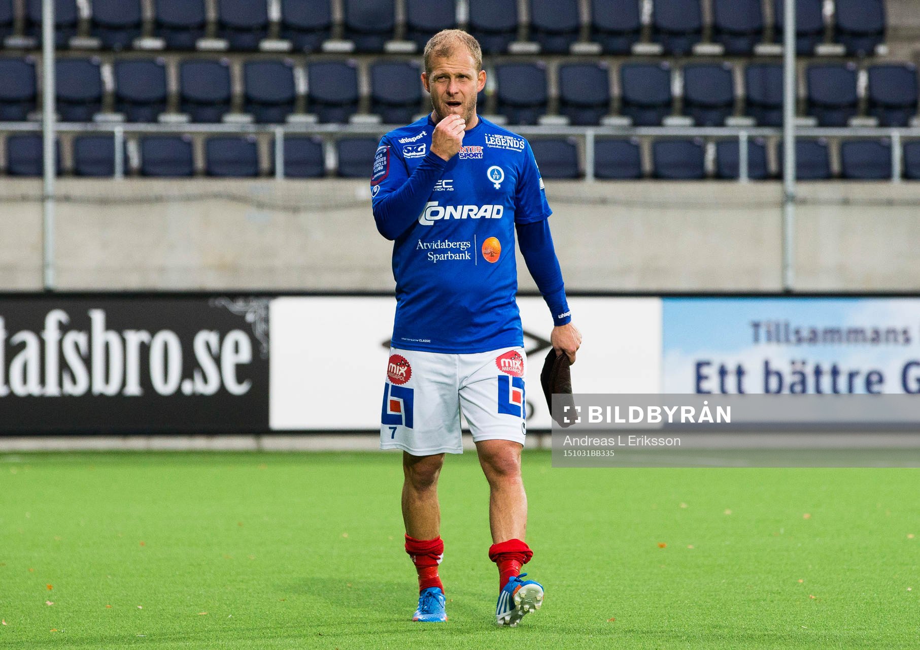 Åtvidabergs Kristian Bergström ser deppig ut