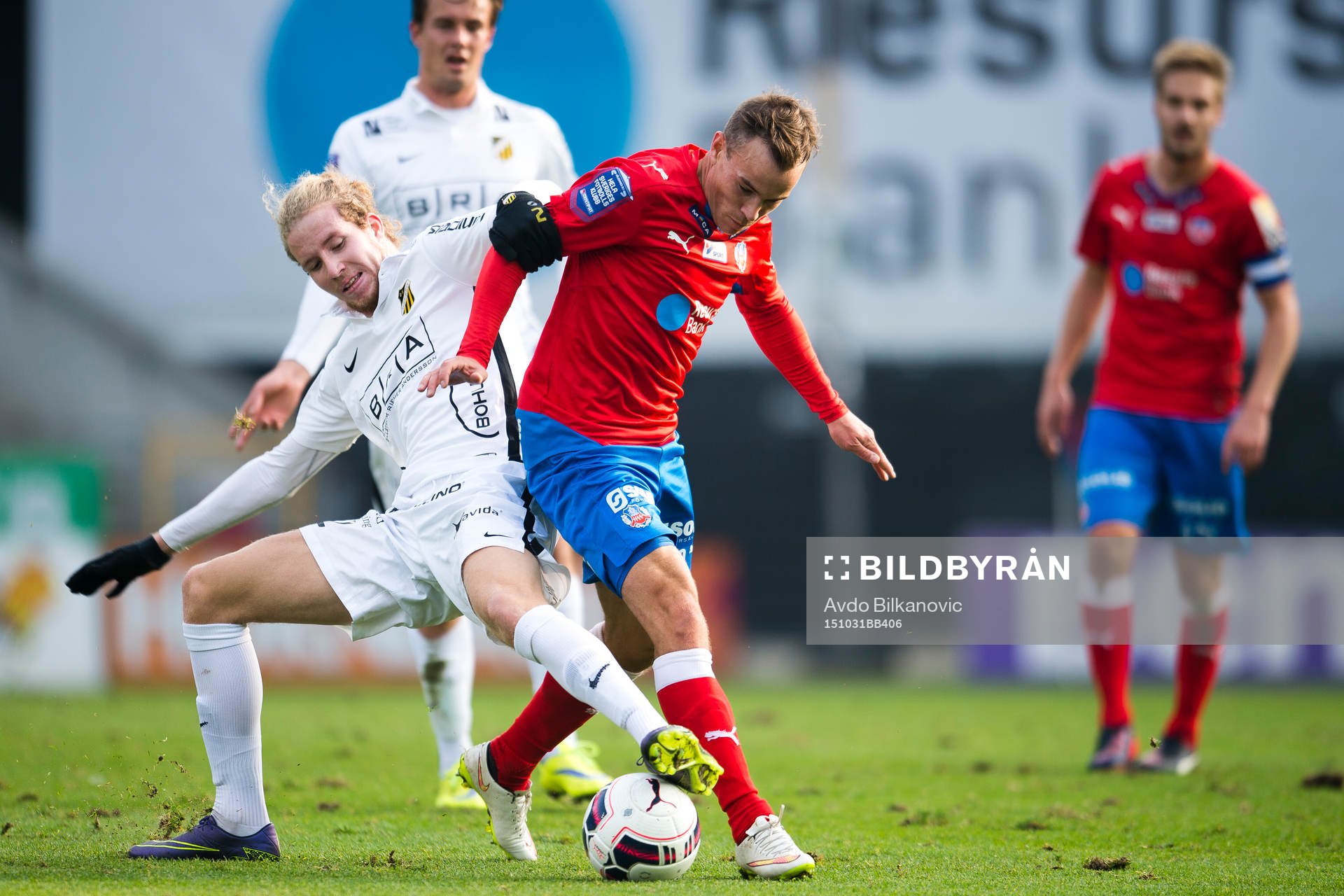 Häckens Samuel Gustafson och Helsingborgs Anton Wede