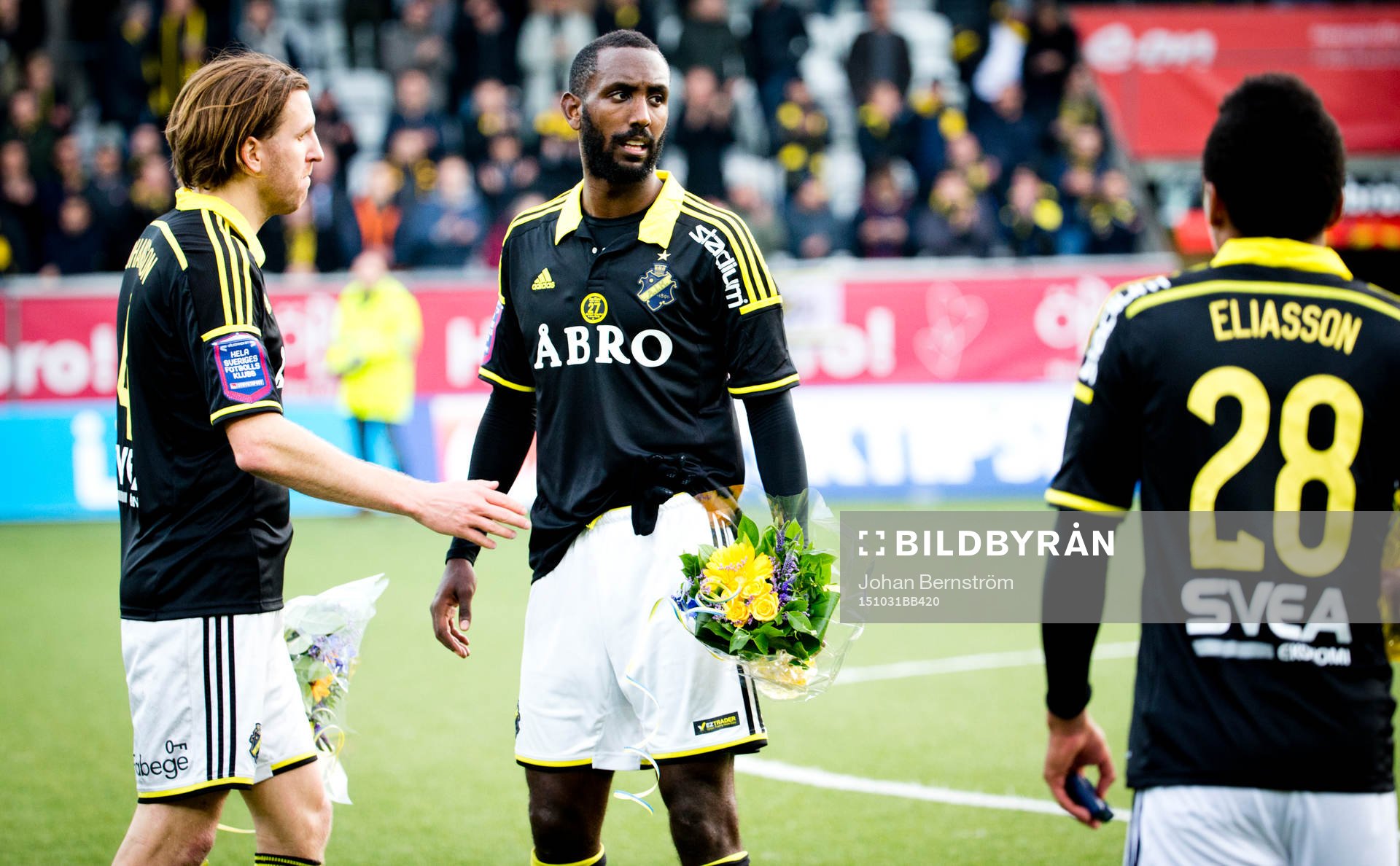 s Nils-Eric Johansson och Henok Goitom deppar