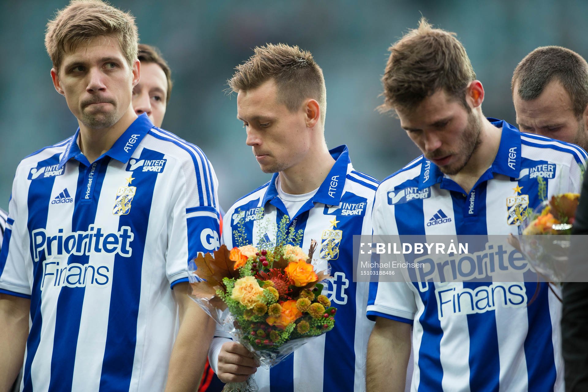 IFK Göteborgs Mikael Boman, Jakob Ankersen och Emil