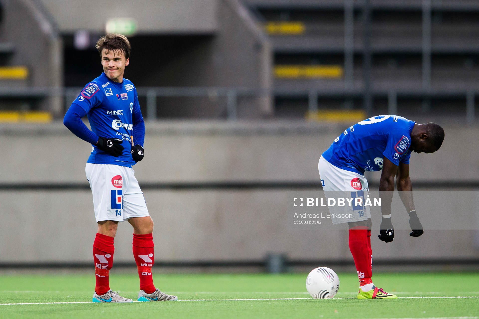 Åtvidabergs Simon Skrabb och Gefles Christoffer Aspgren