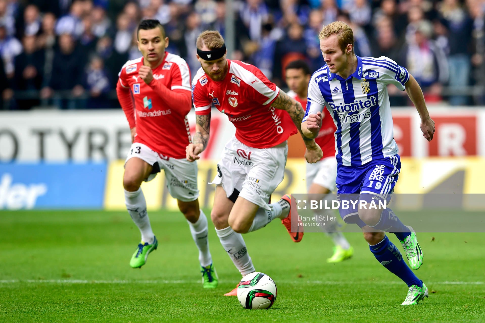 Kalmars Marcus Nilsson och IFK Göteborgs Gustav Engvall