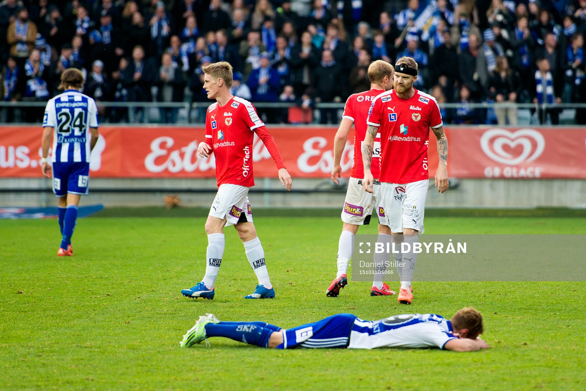 Kalmars Marcus Nilsson med IFK Göteborgs Gustav Engvall