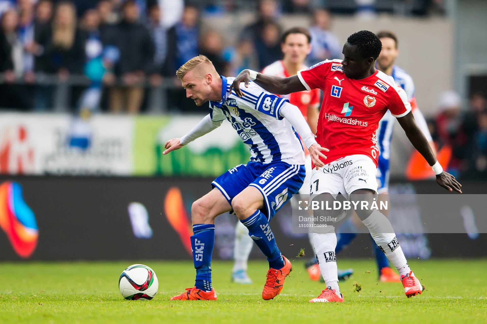 IFK Göteborgs Sebastian Eriksson och Kalmars Papa Alioune