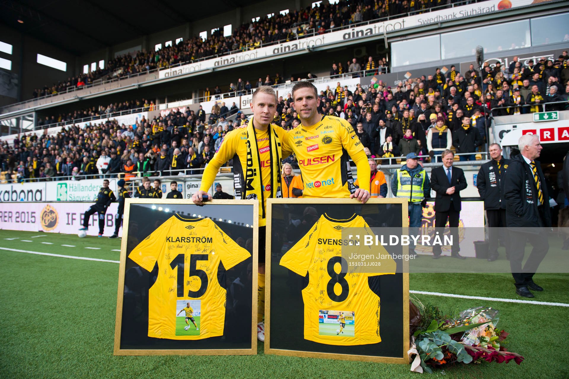 Elfsborgs Andreas Klarström och Anders Svensson vid