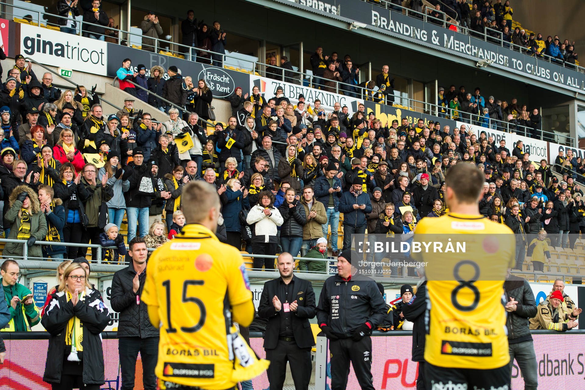 Publiken ger Elfsborgs Anders Svensson och Andreas