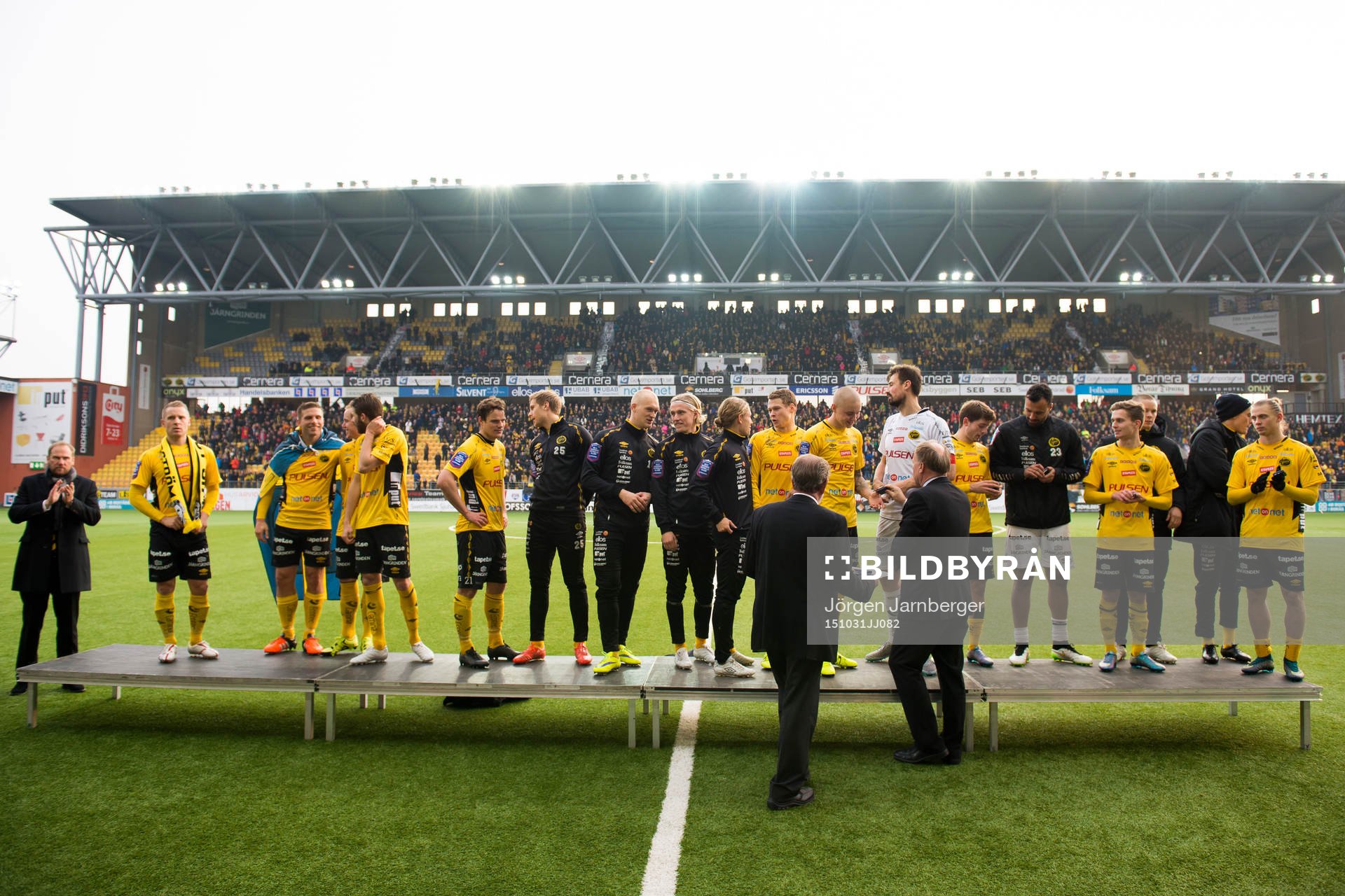 Elfsborgs spelare tar emot bronset