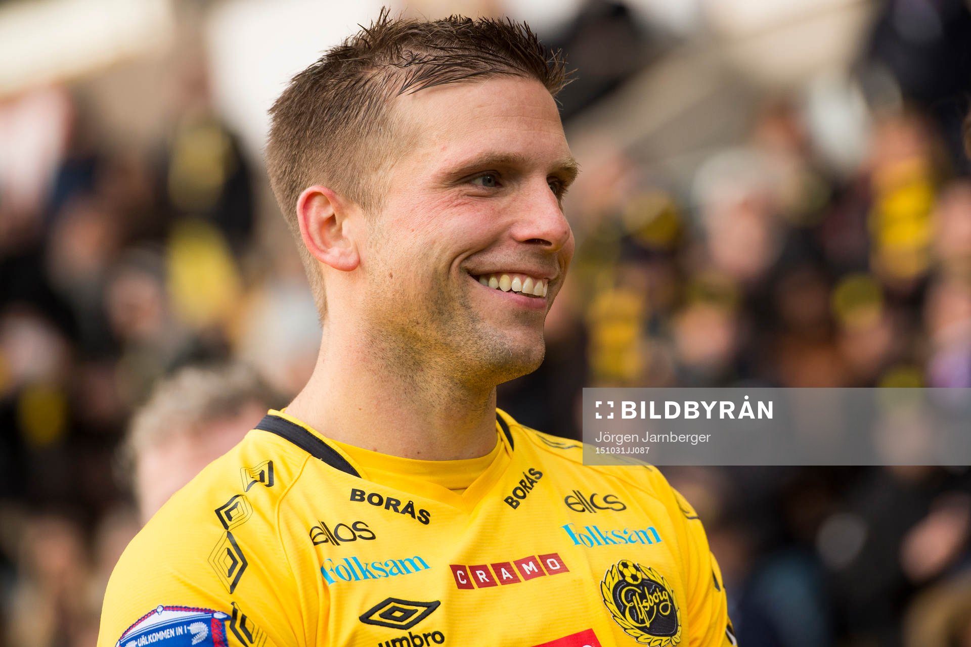 Elfsborgs Anders Svensson skrattar