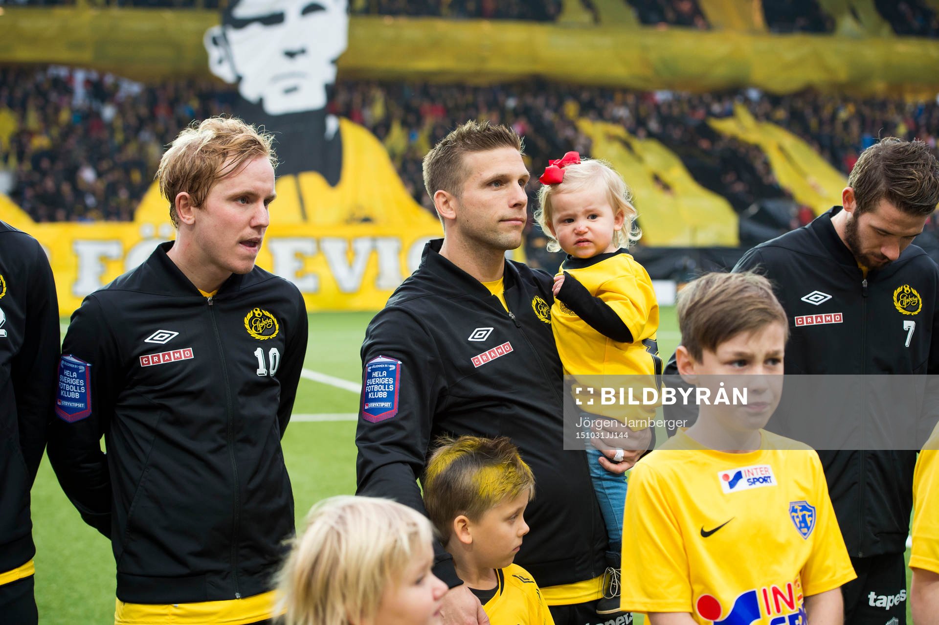 Elfsborgs Anders Svensson med barnen