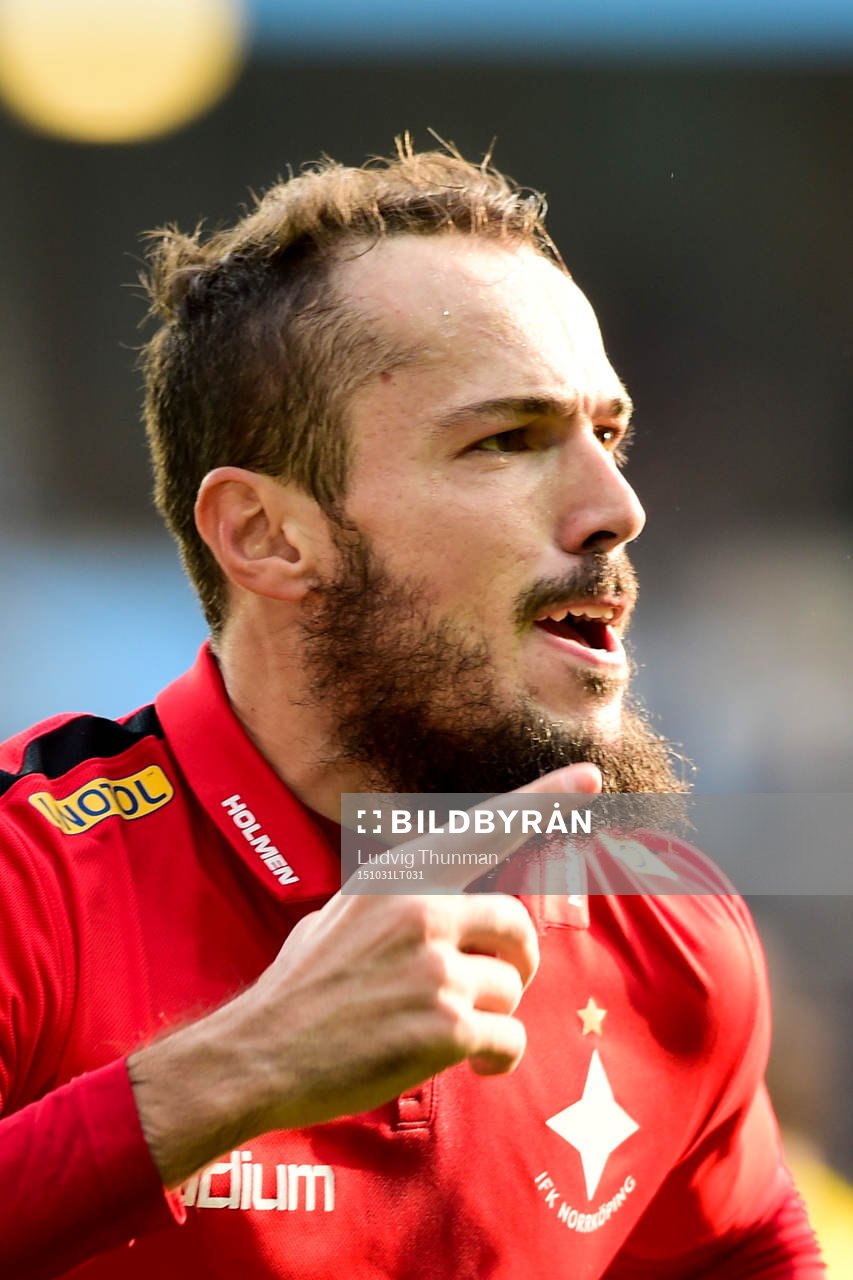 Norrköpings Emir Kujovic jublar