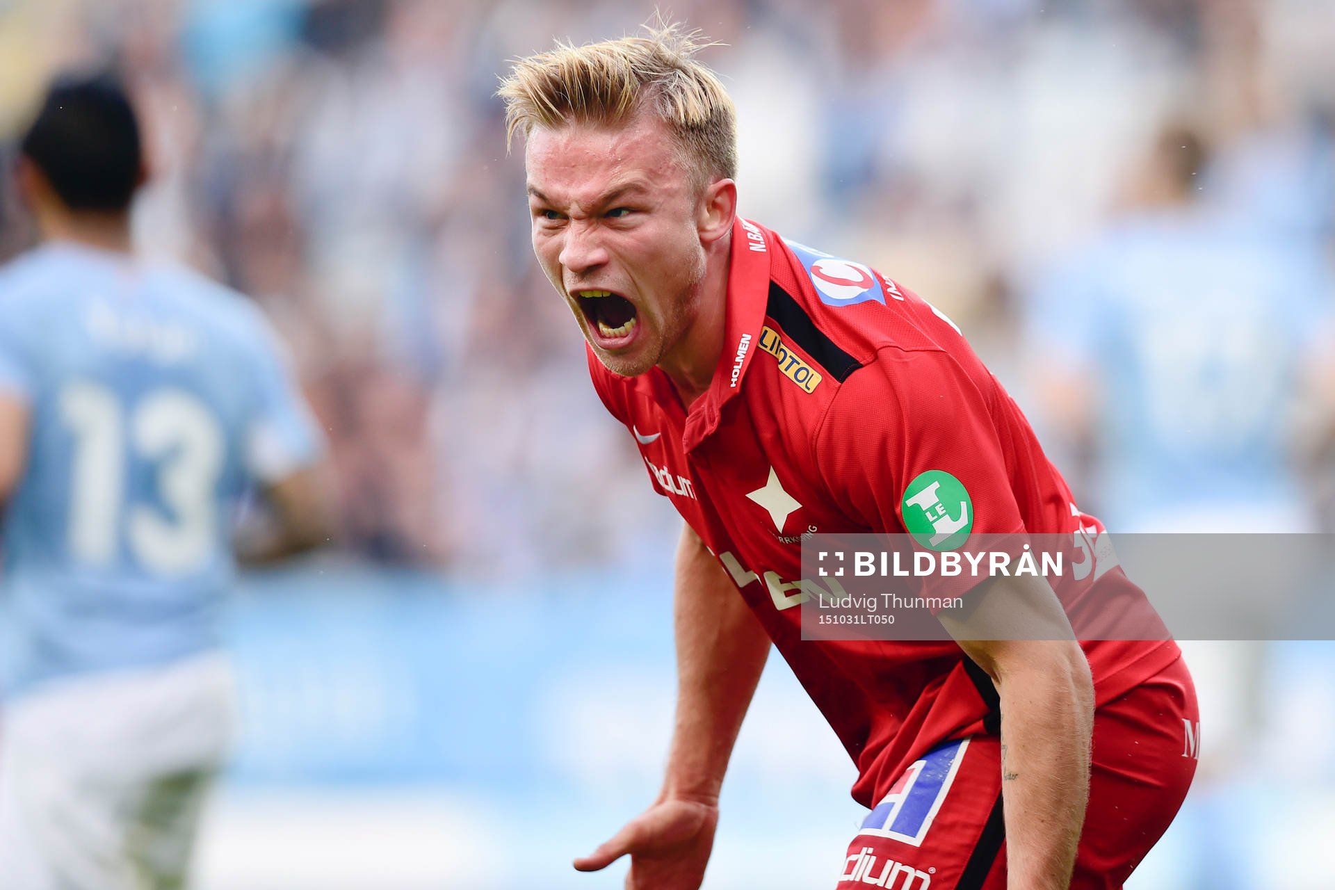 Norrköpings Niklas Bärkroth är arg