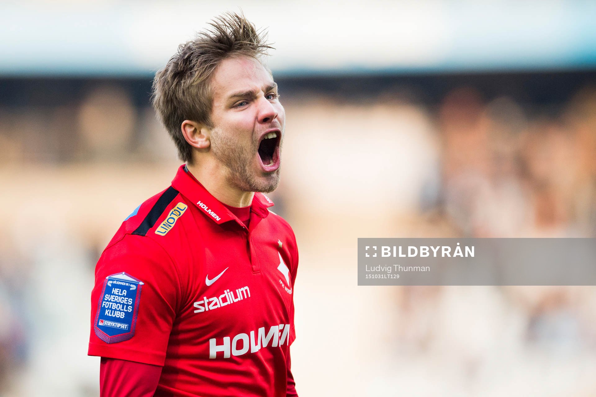 Norrköpings Christoffer Nyman firar sm-guldet