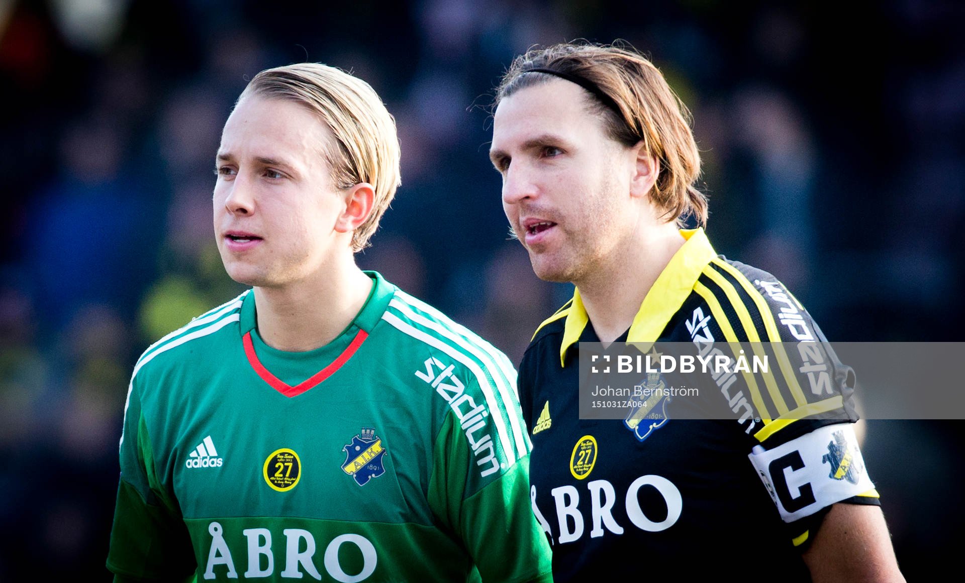 s målvakt Patrik Carlgren och Nils-Eric Johansson