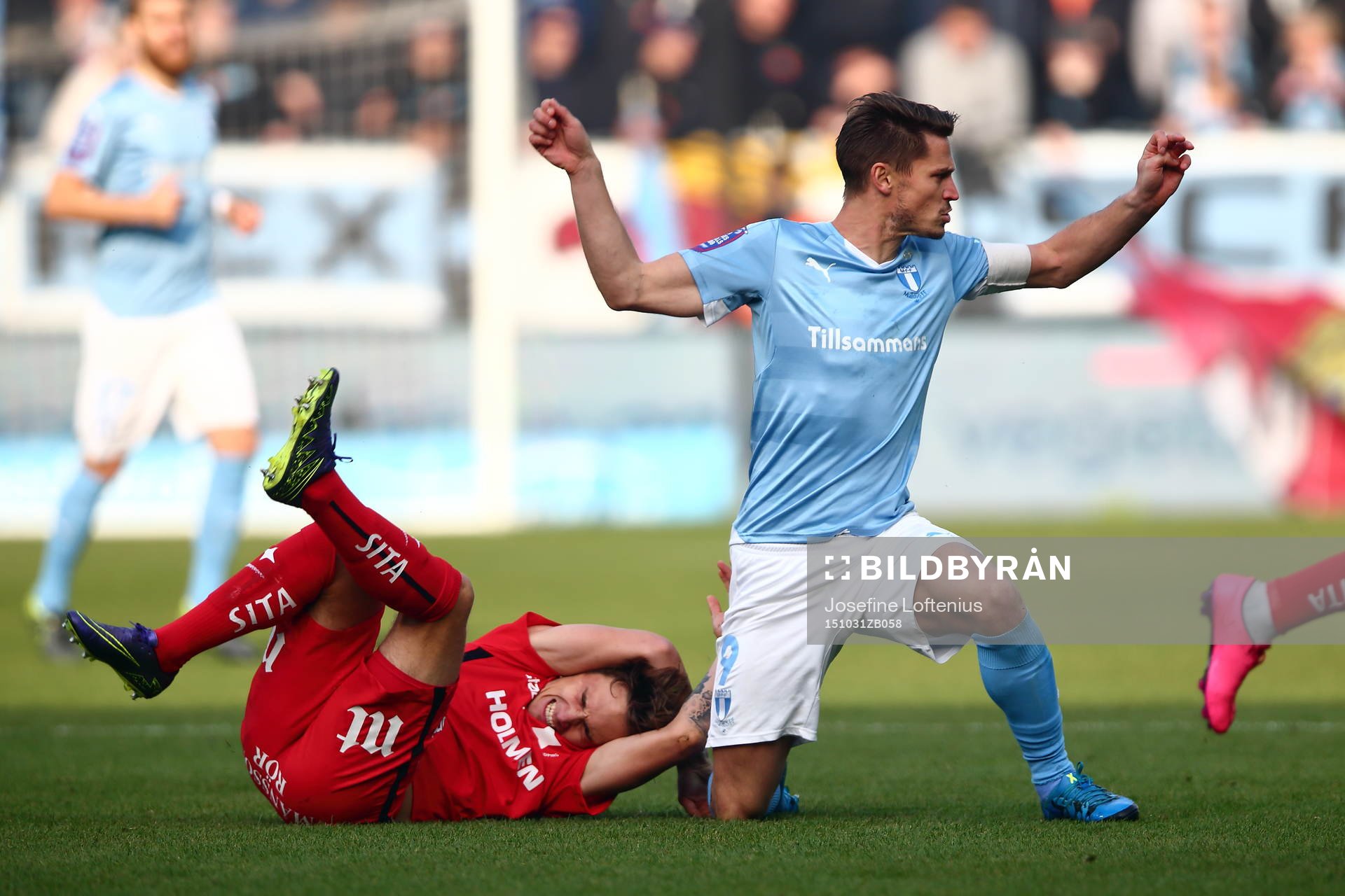 Malmö FFs Markus Rosenberg och Norrköpings Linus