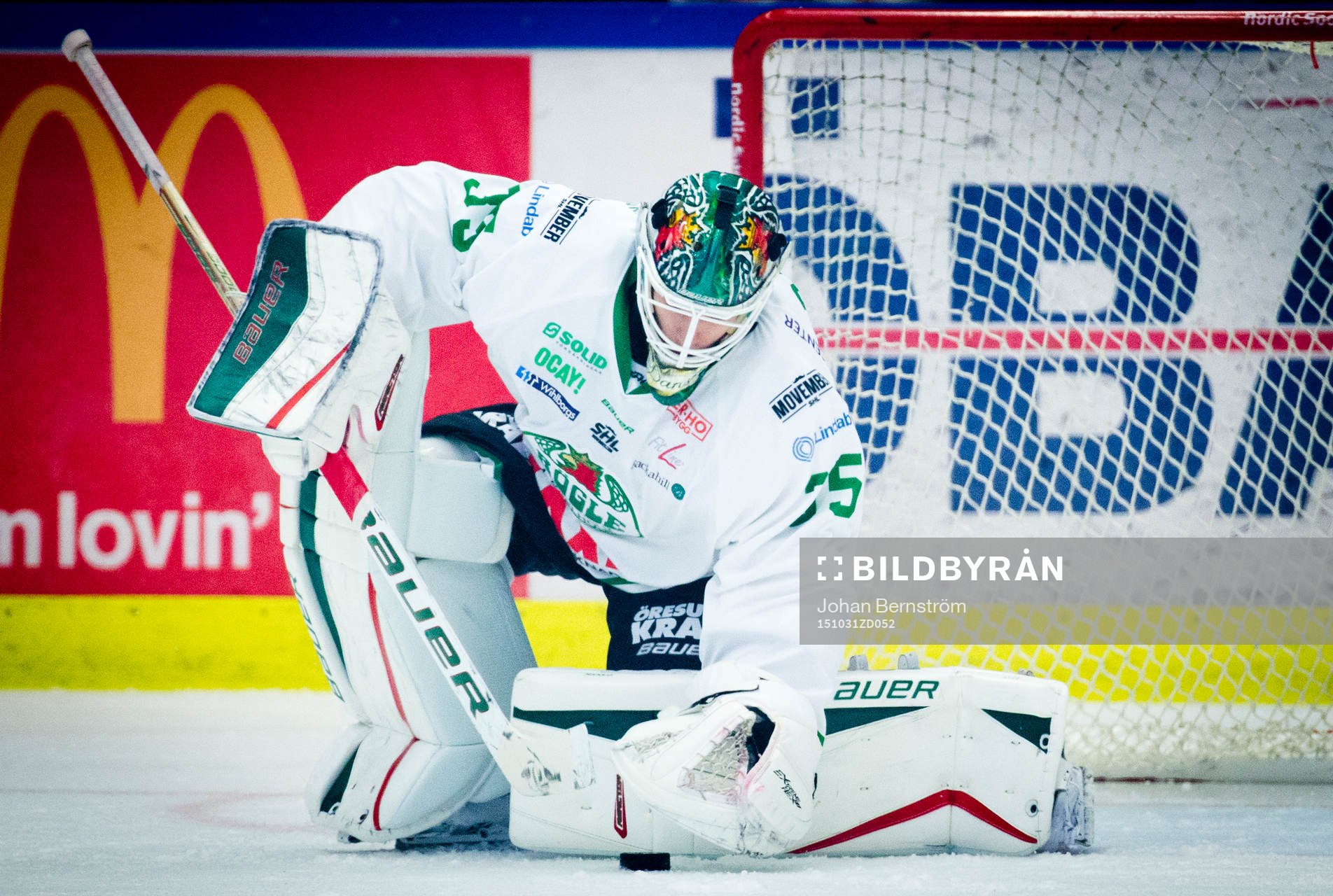 Rögles målvakt Oscar Dansk