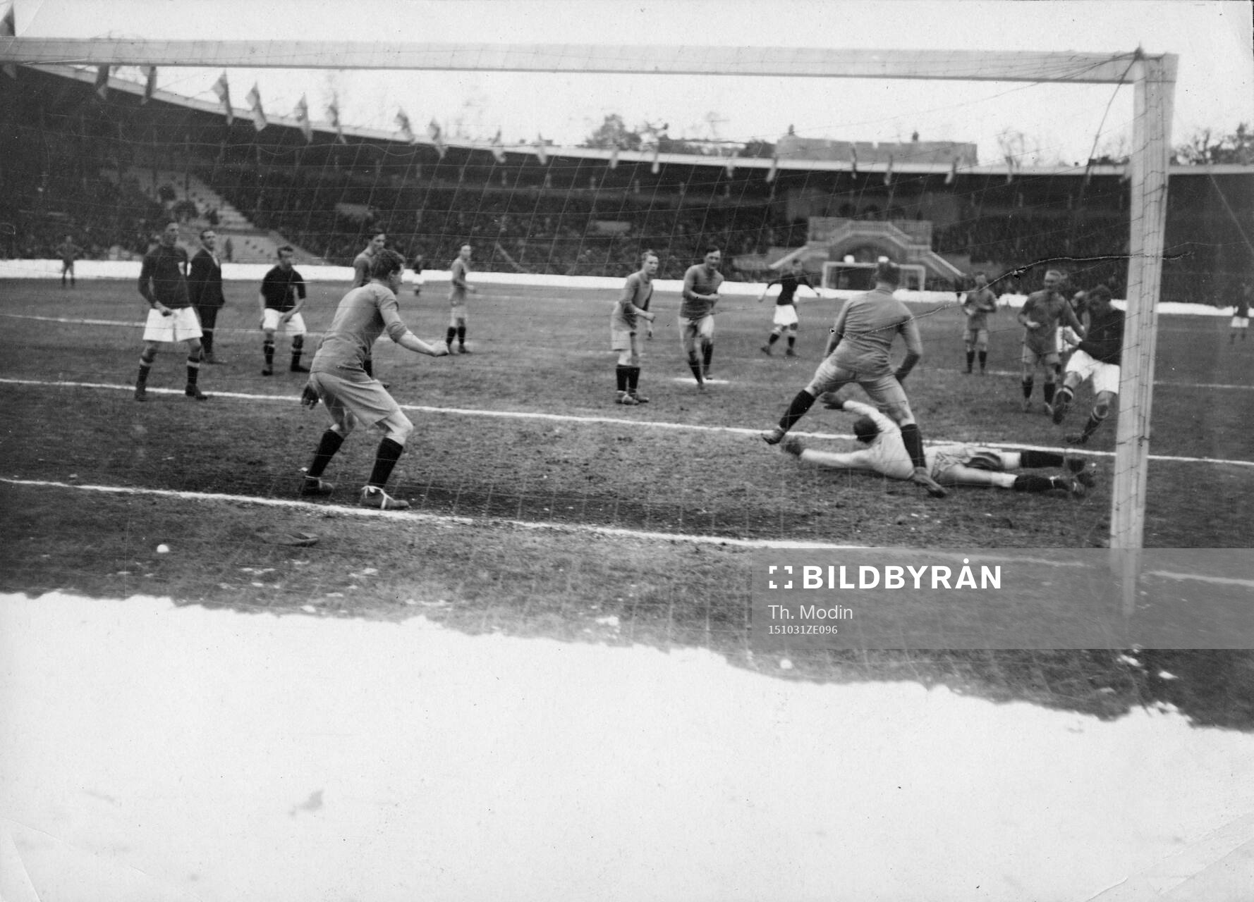 Hur danskarna gjorde andra målet. 31 oktober 1915