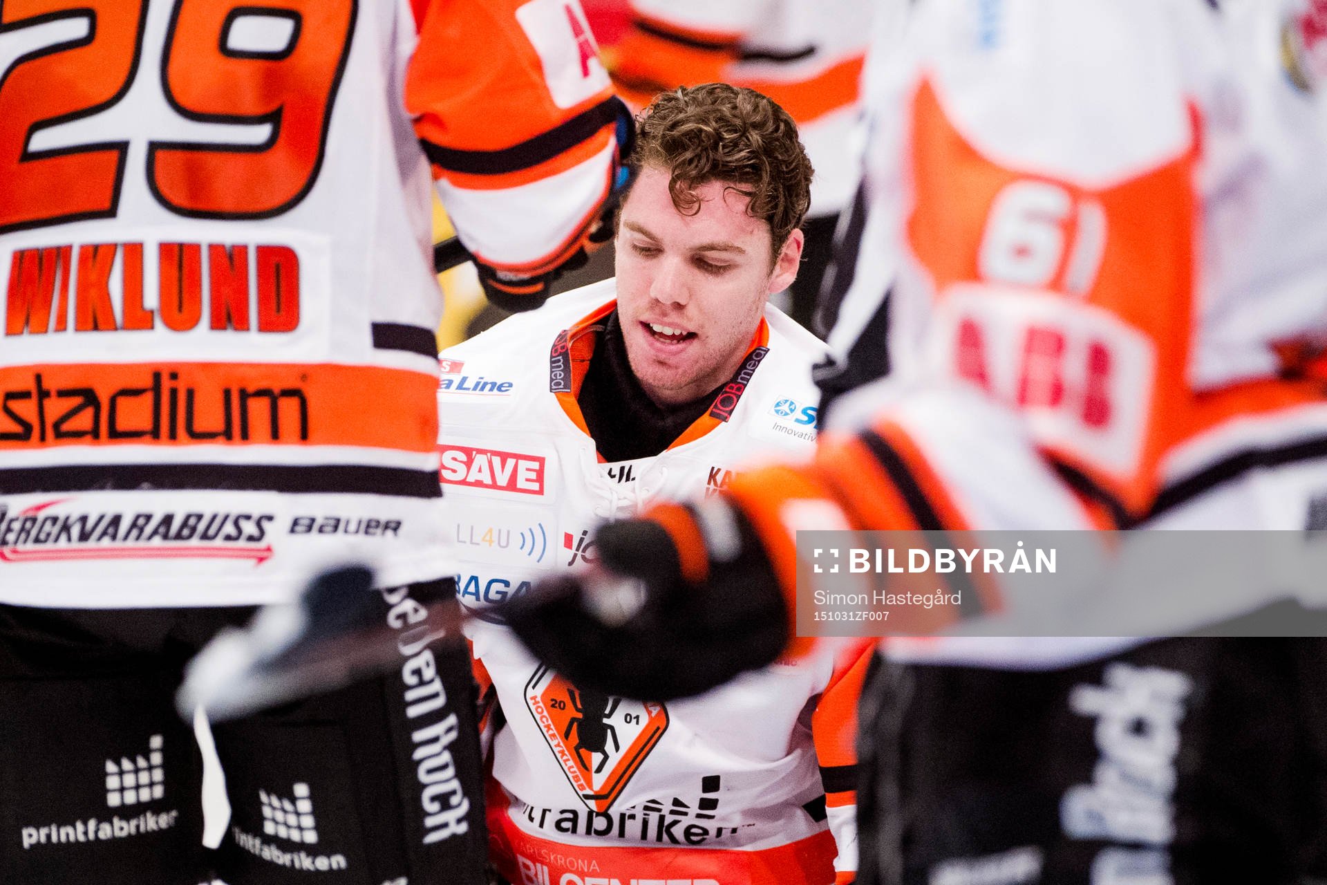 Karlskronas målvakt Linus Fernström