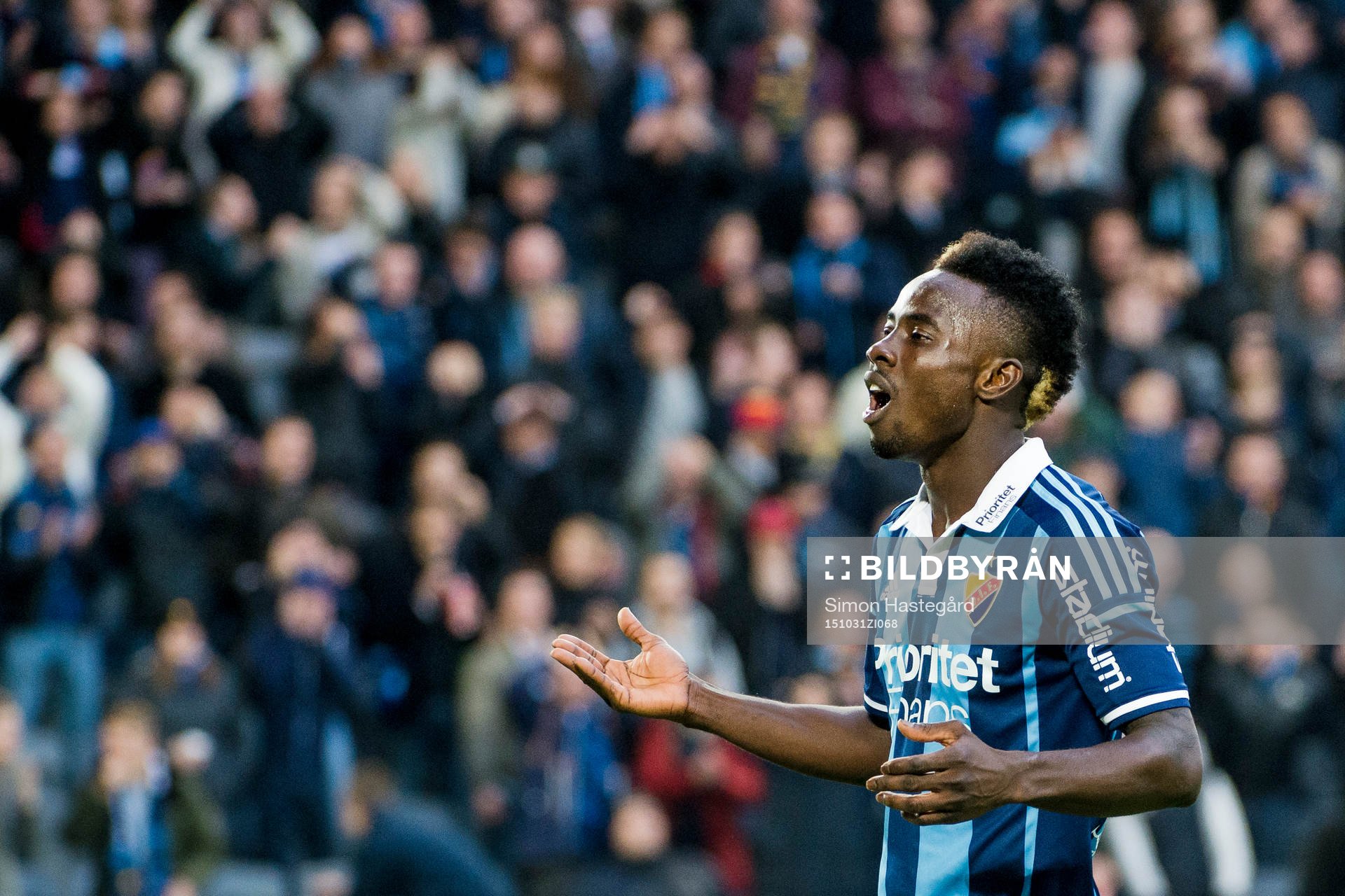Djurgårdens Sam Johnson deppar